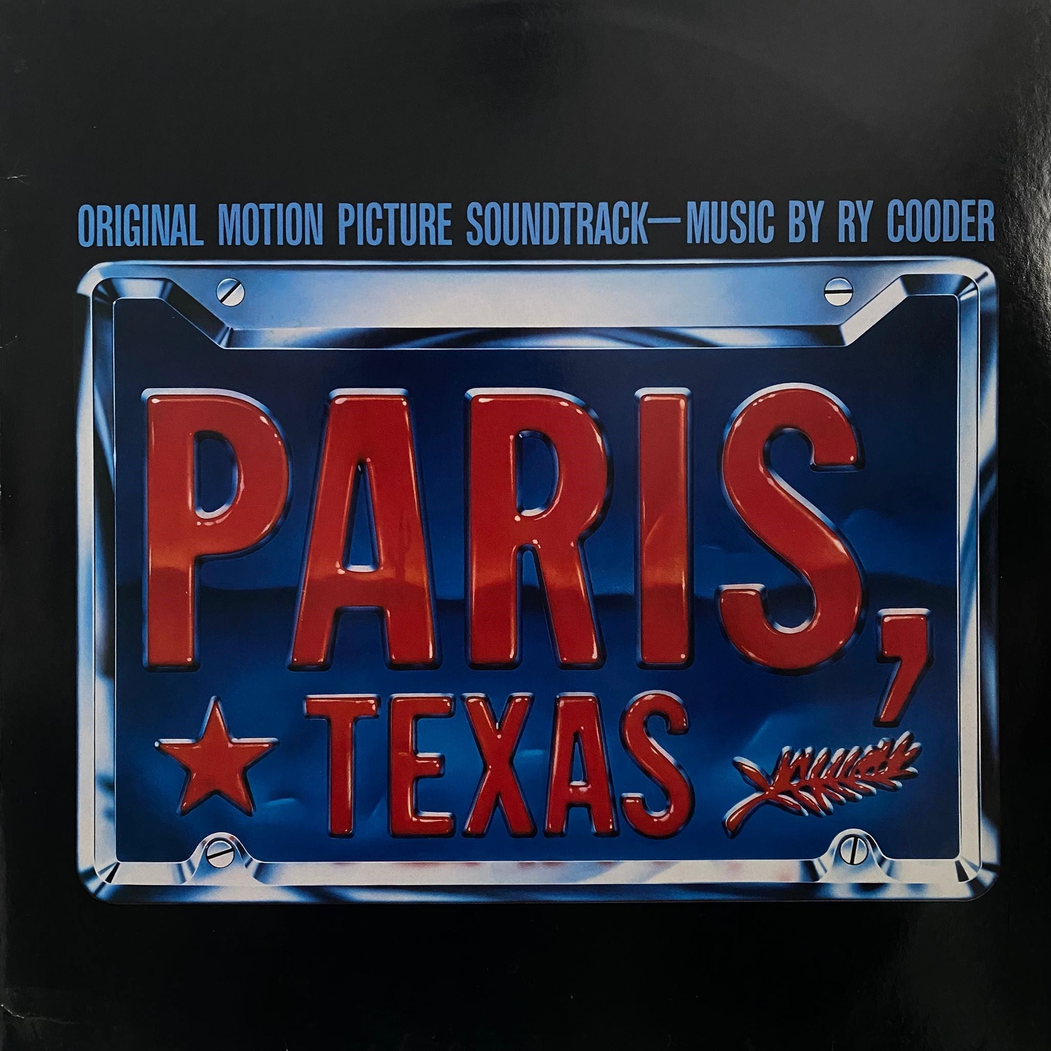 RY COODER - PARIS, TEXAS (ORIGINAL MOTION PICTURE SOUNDTRACK)