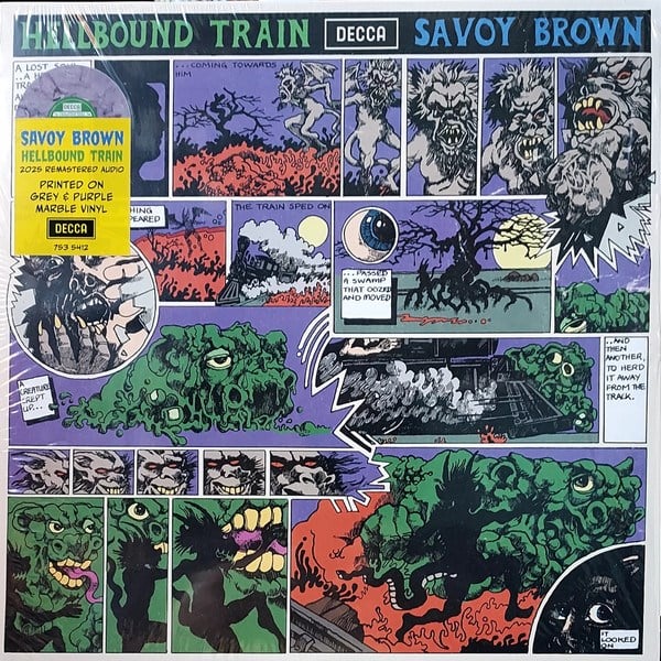 SAWOY BROWN - HELLBOUND TRAIN (GREY & PURPLE MARBLE VINYL) 