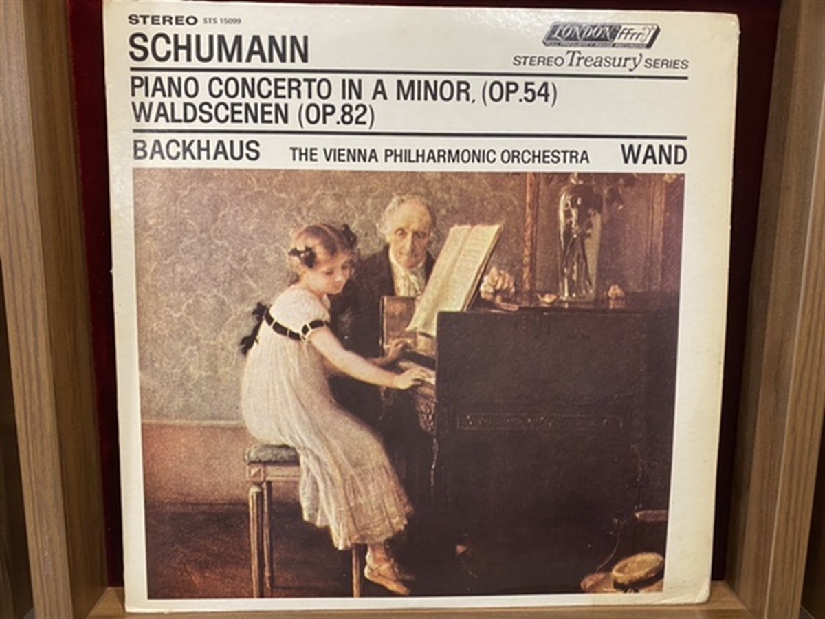 Schumann*, Backhaus*, Wand*, The Vienna Philharmonic Orchestra* ‎– Piano Concerto In A Minor Op. 54 - Waldscenen Op.82