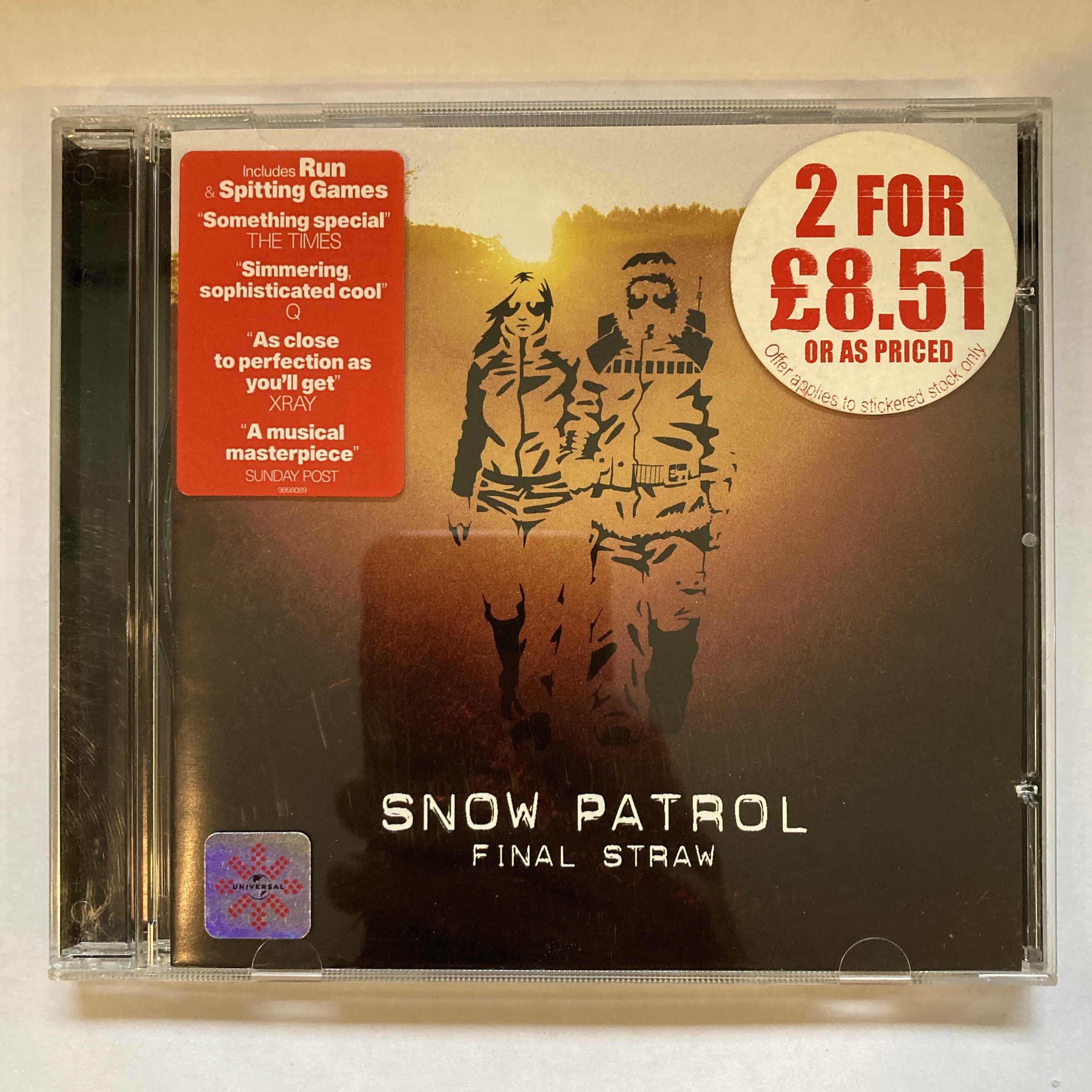 SNOW PATROL – FINAL STRAW