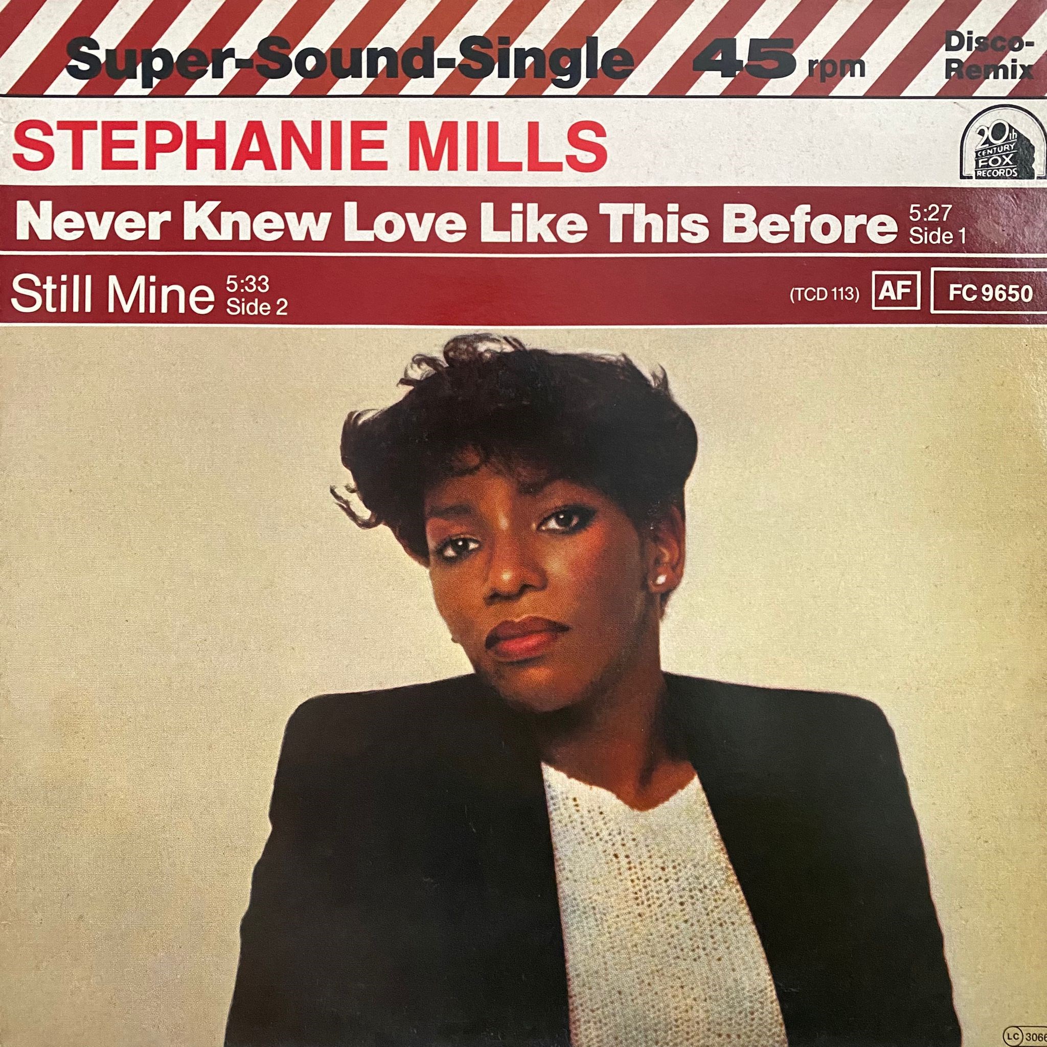 STEPHANIE MILLS - NEVER KNEW LOVE LIKE THIS BEFORE