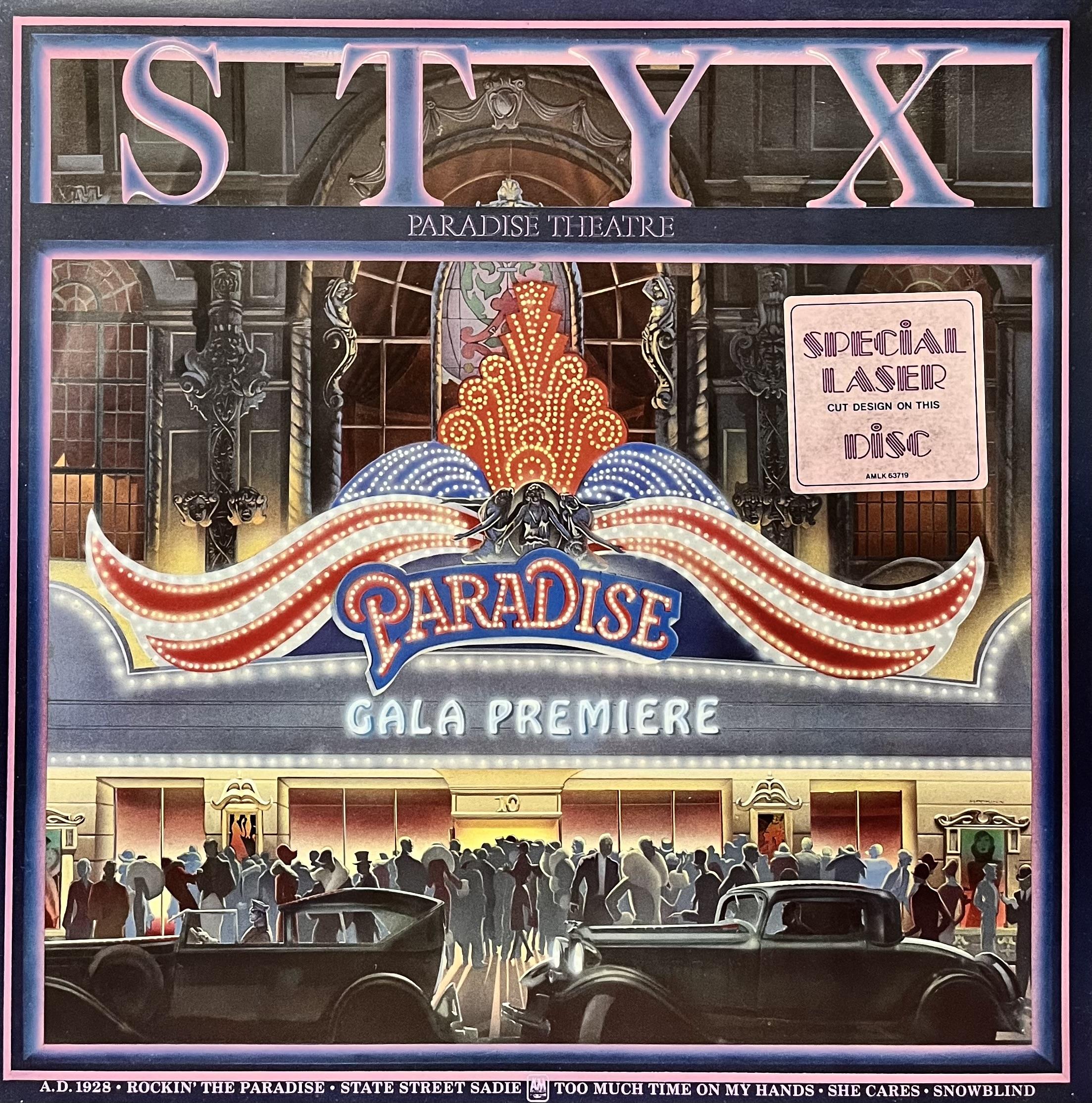 STYX PARADISE THEATRE Styx Paradise Theatre 9d51 D 