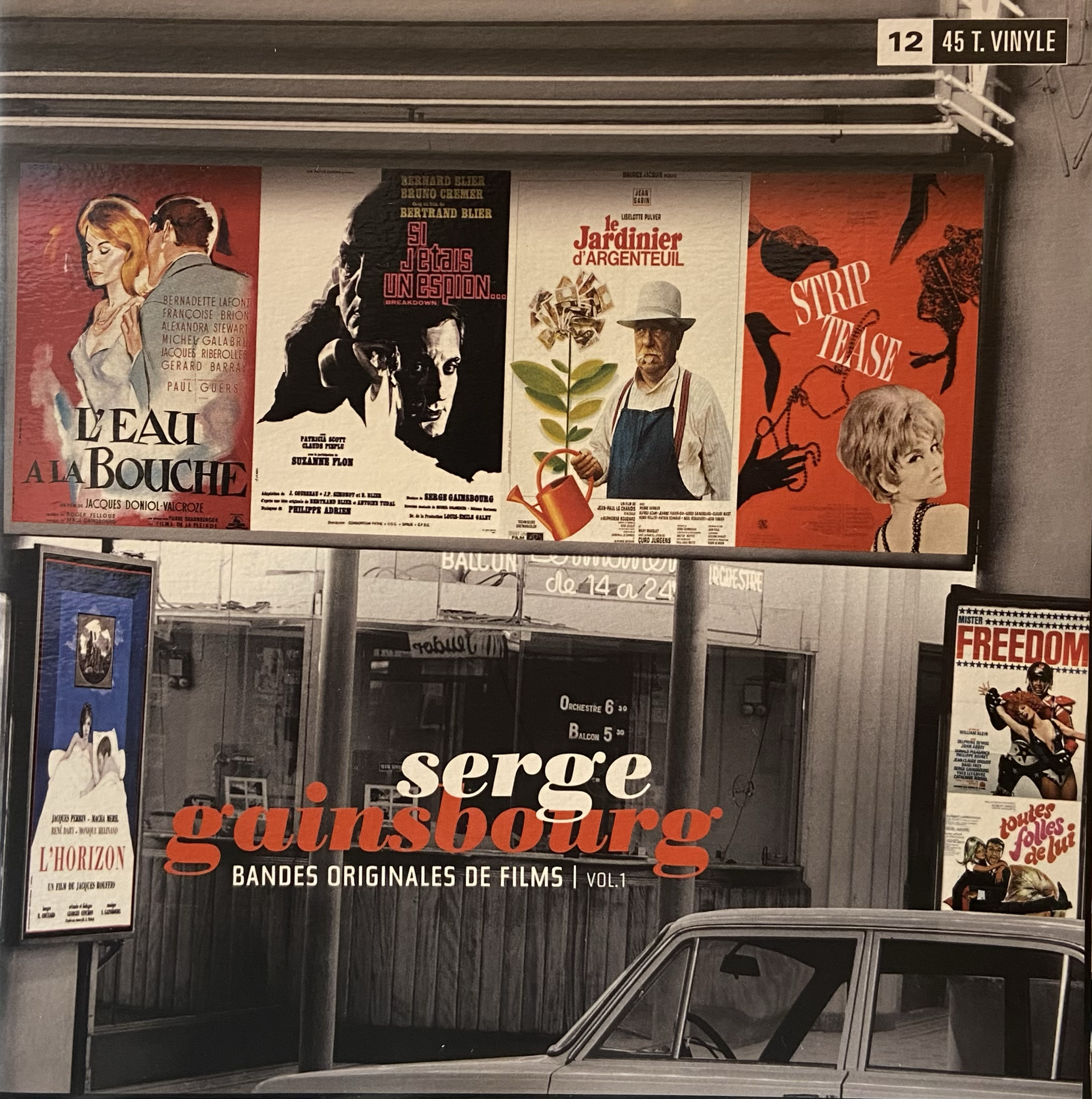 SWRGE GAINSBOURG - BANDES ORIGINALES DE FILMS VOL. 1  (LIMITED EDITION 7'' SINGLE BOX SET) 