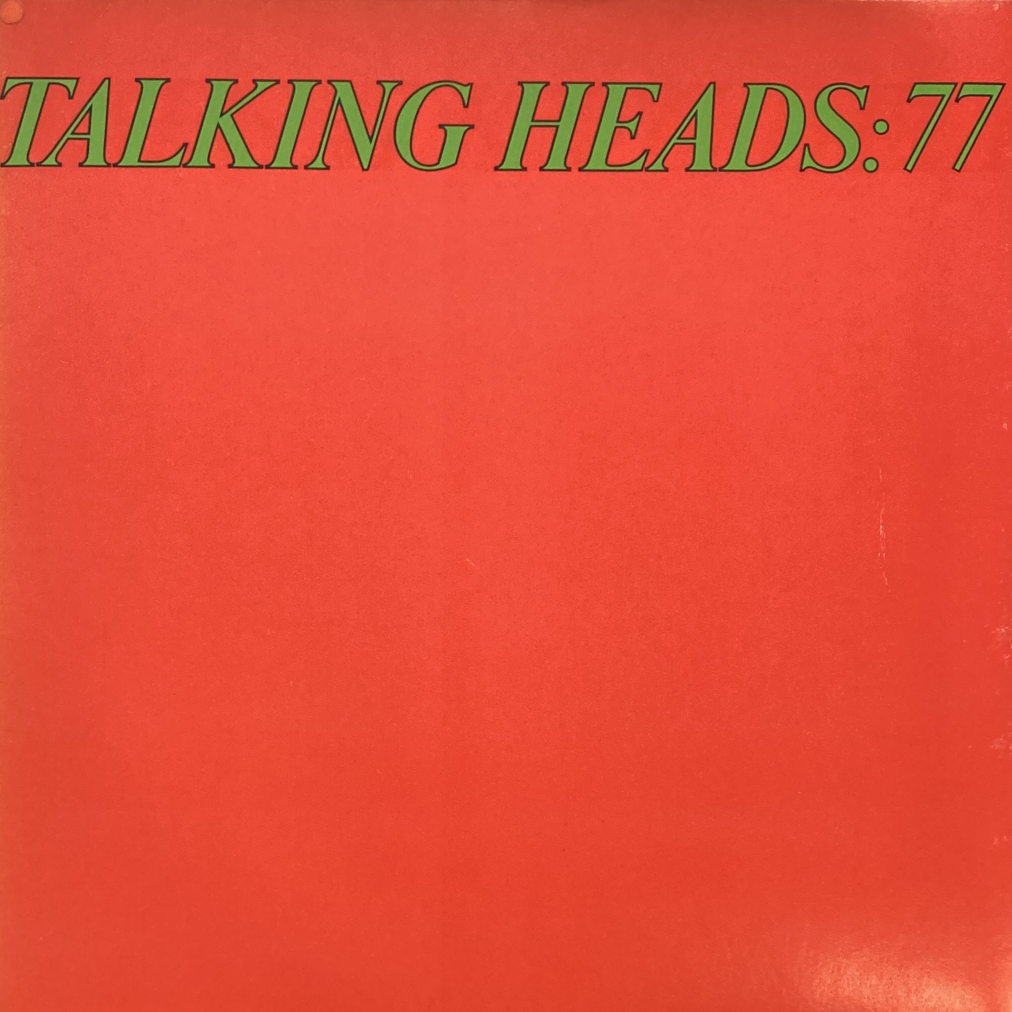 TALKING HEADS - TALKING HEADS: 77