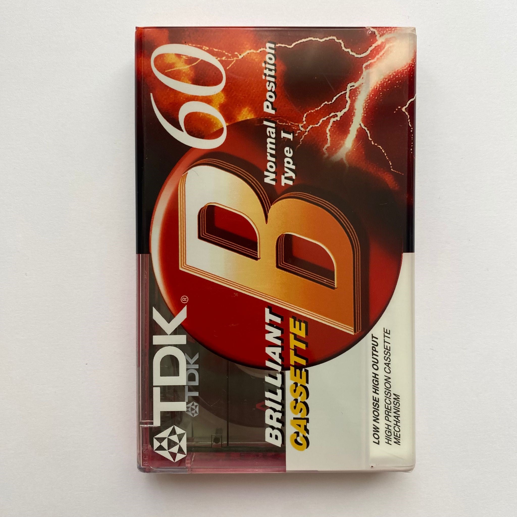 TDK B60 - BOŞ KASET AMBALAJINDA