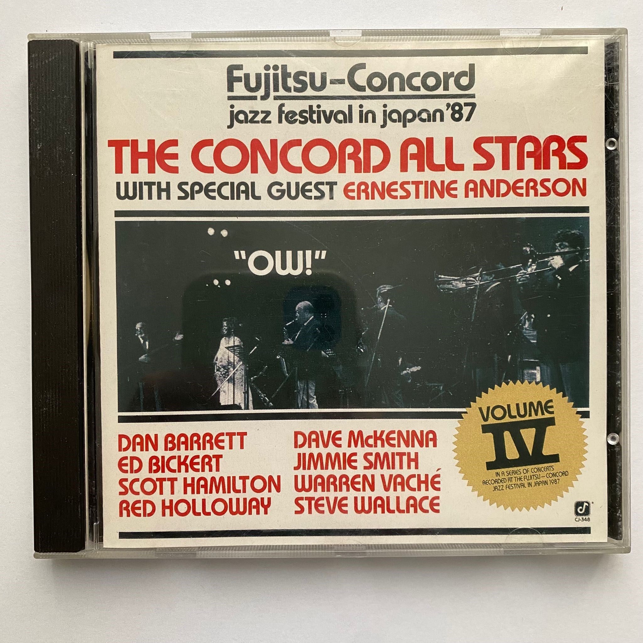 THE CONCORD ALL STARS WITH SPECIAL GUEST ERNESTINE ANDERSON - OW!