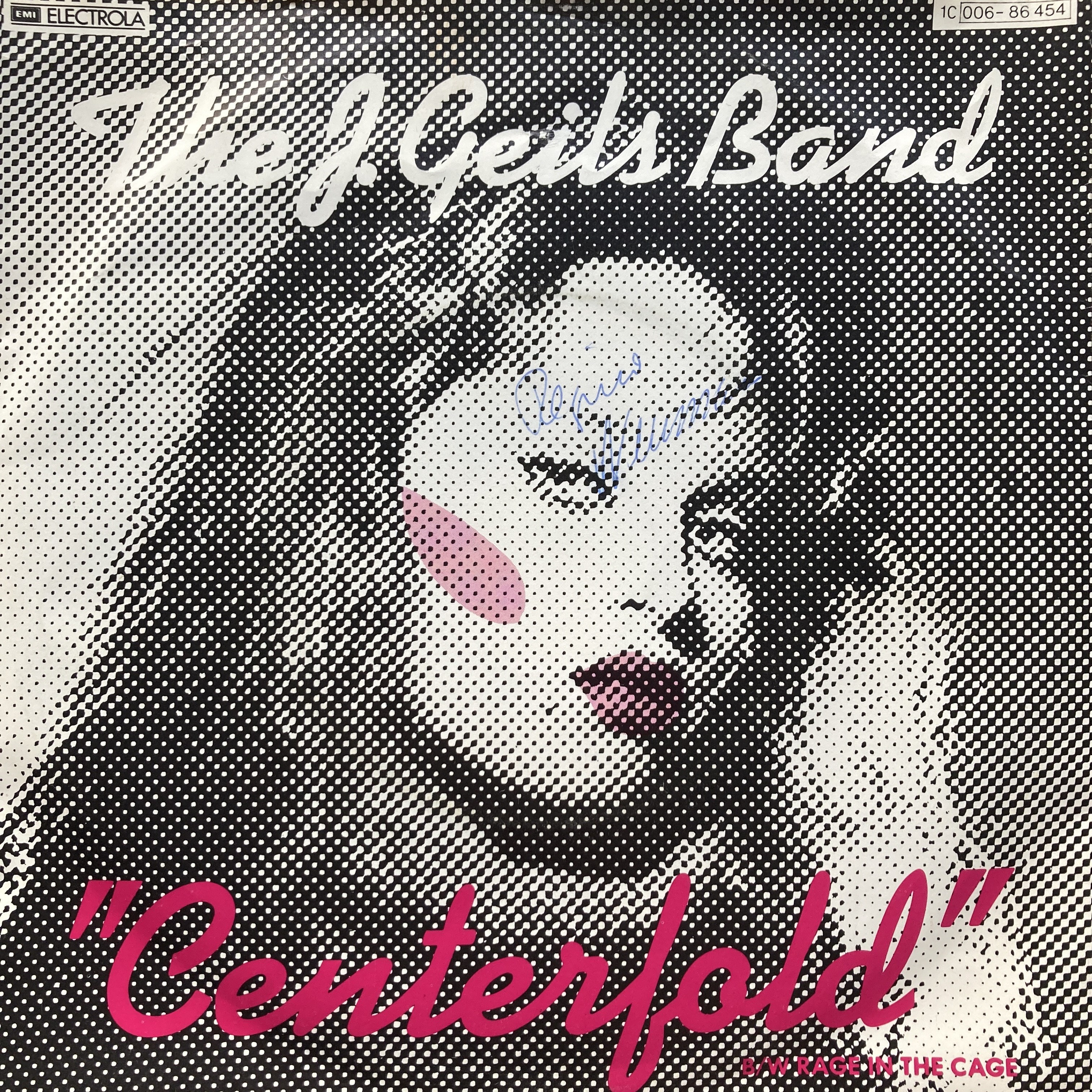 THE J. GEILS BAND – CENTERFOLD B/W RAGE IN THE CAGE
