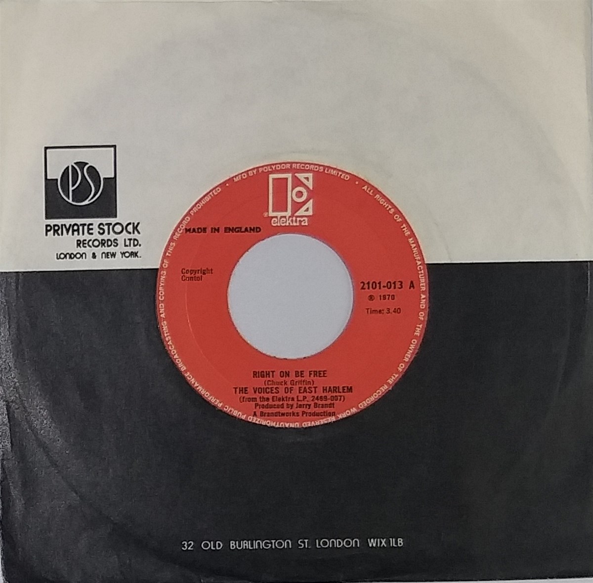 THE VOICES OF EAST HARLEM - RIGHT ON BE FREE