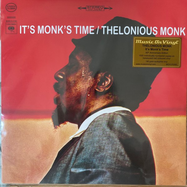 THELONIOUS MONK - IT'S MONK'S TIME  (TRANSLUCENT RED VINYL) 