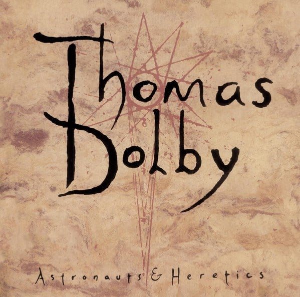 THOMAS DOLBY - ASTRONAUTS & HERETICS (LIMITED NUMBERED COPY NO : 173 / 1000  PINK & CLEAR MARBLED VINYL) 