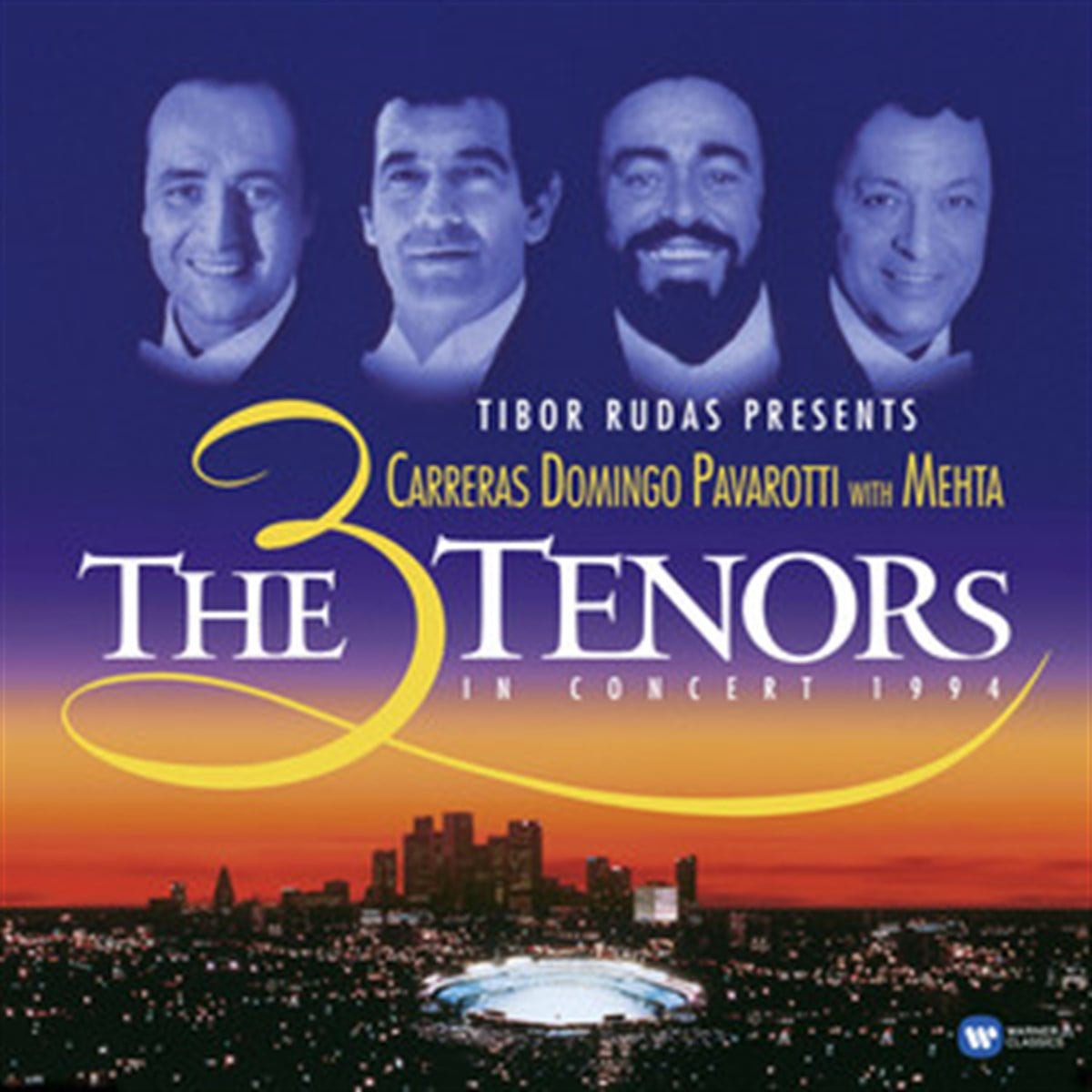 TIBOR RUDAS PRESENTS CARRERAS DOMINGO PAVAROTTI WITH MEHTA - THE 3 TENORS IN CONCERT 1994