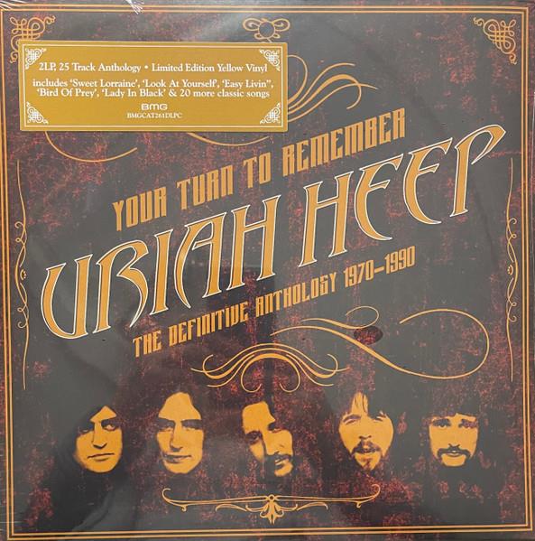 URIAH HEEP - YOUR TURN TO REMEMBER - THE DEFINITIVE ANTHOLOGY 1970 - 1990 (DOUBLE YELLOW VINYL) 
