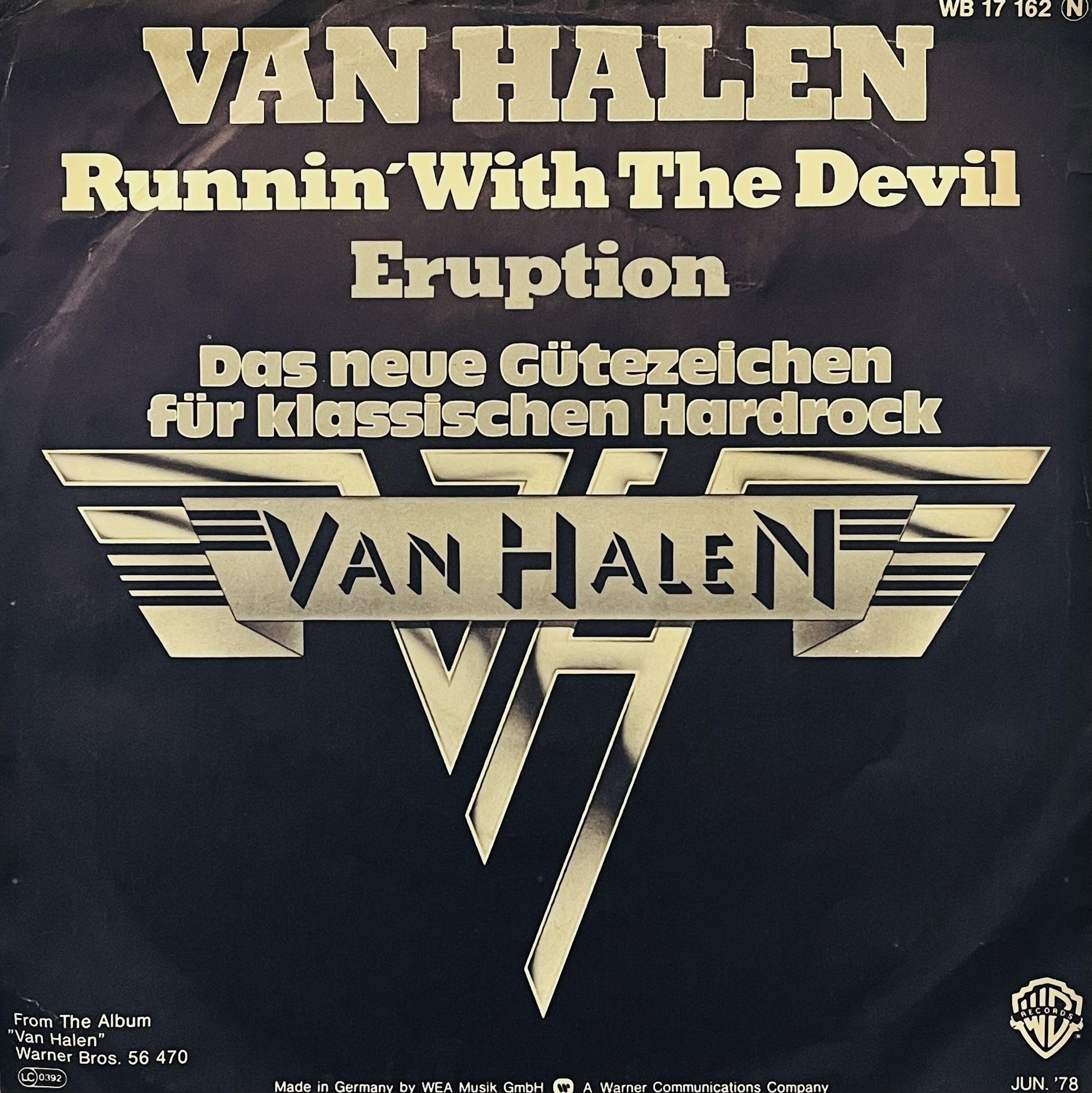 ＶＡＮ ＨＡＬＥＮ VAN HALEN - RUNNIN' WITH THE DEVIL / ERUPTION