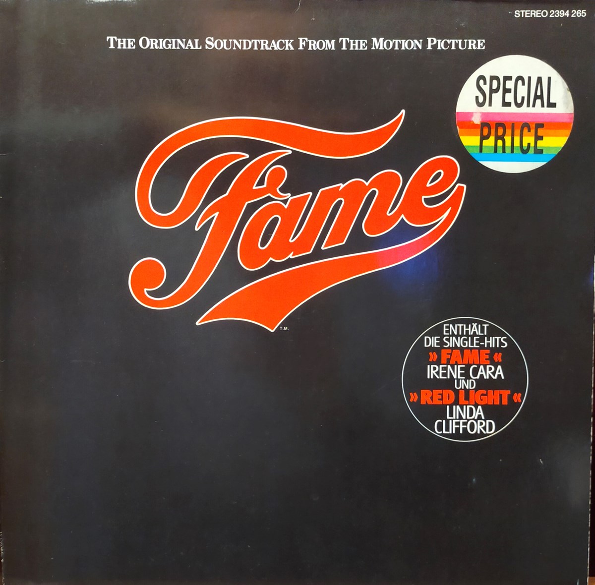 VARIOUS ARTIST - FAME - THE ORIGINAL SOUNDTRACK 
