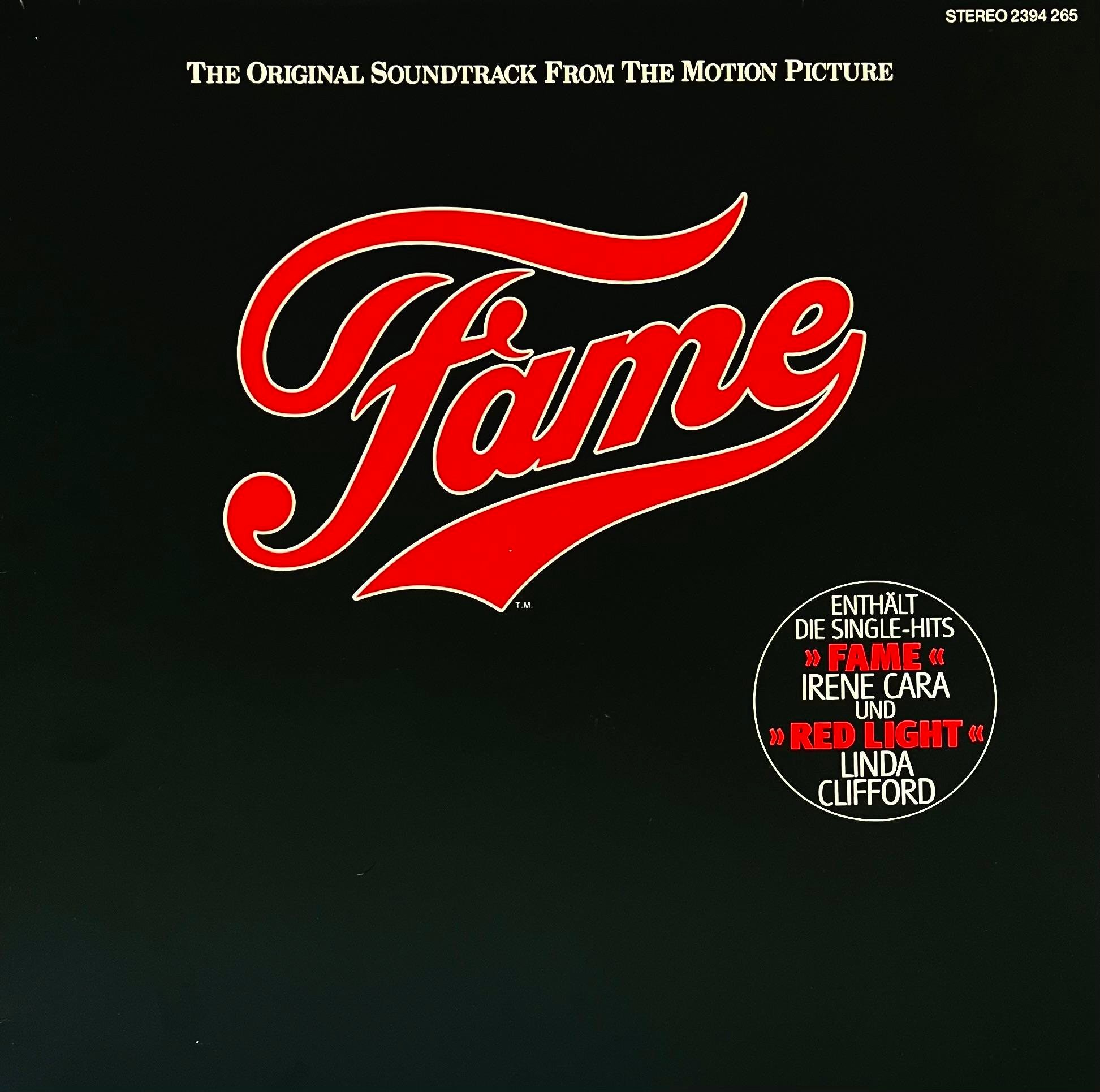 VARIOUS – FAME ( THE ORIGINAL SOUNDTRACK FROM THE MOTION PICTURE )
