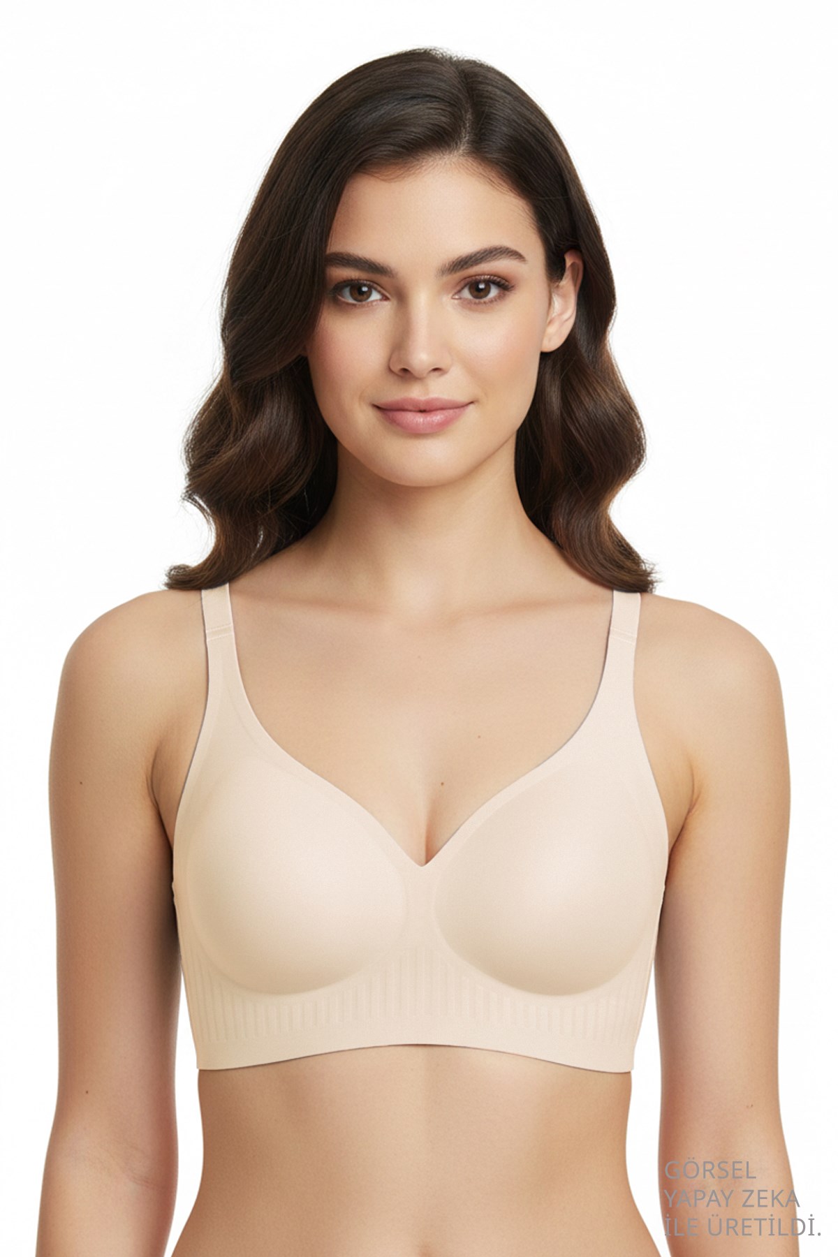 Seamless Bra - Slight | Ten Lazer Kesim Dikişsiz Dilim Detaylı Balensiz Kadın Sütyen
