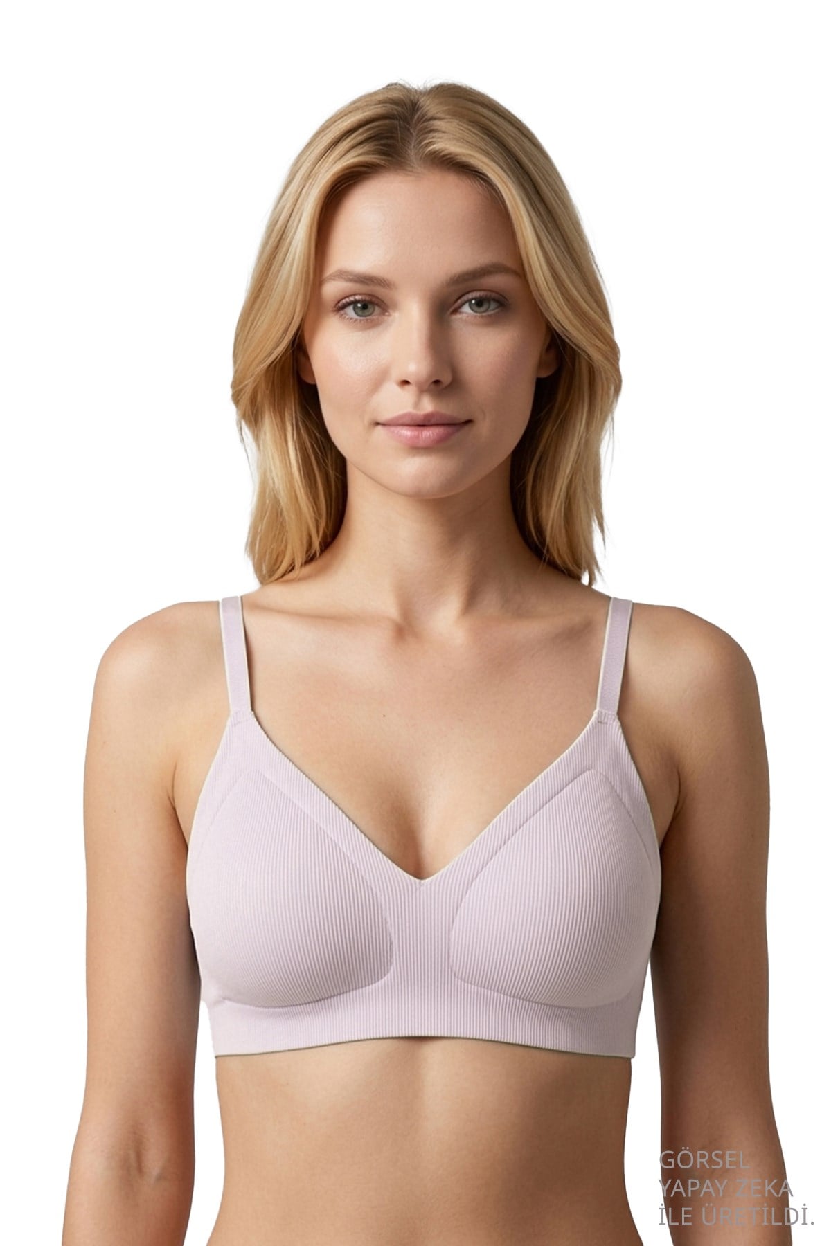 Seamless Bra - Velour | Lazer Kesim Balensiz Üçgen Form Dikişsiz Kadın Sütyen 3lü Paket