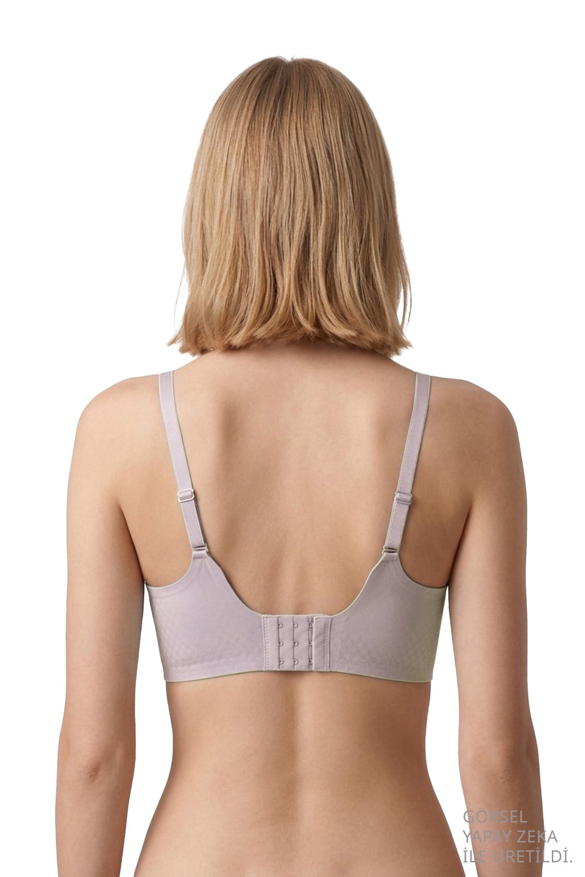 Seamless Bra - Elune | Lila Lazer Kesim Balensiz Dekolte Taş Detaylı Dikişsiz Kadın Sütyen