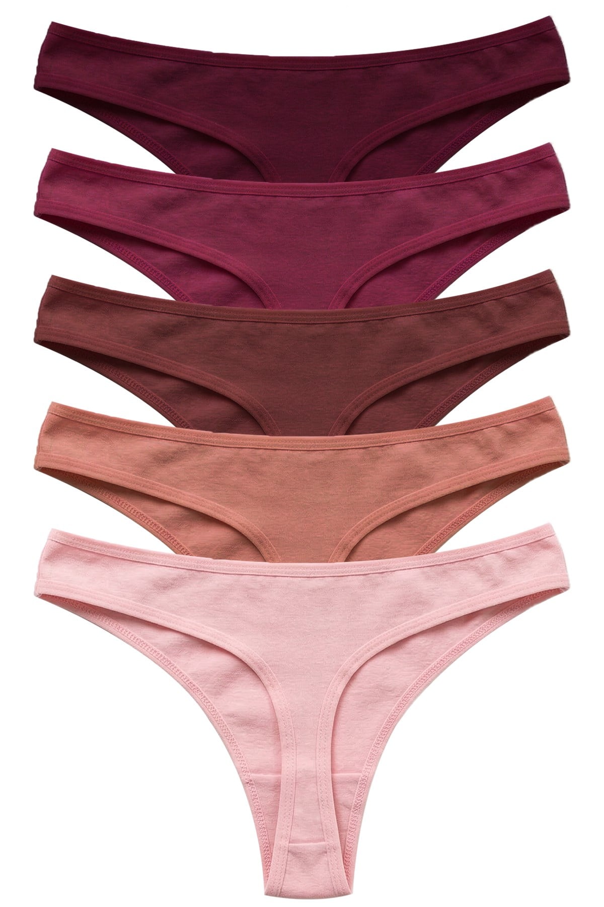 Pamuklu Basic Kadın Tanga Külot 5li Paket-2