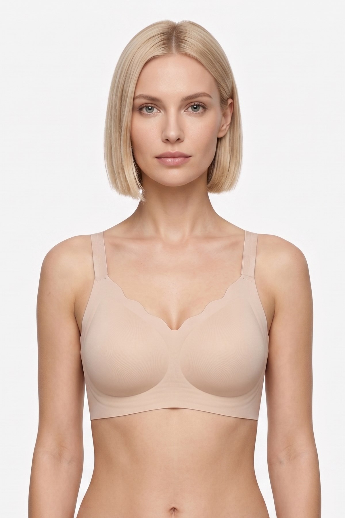 Seamless Bra - Smooth | Ten Lazer Kesim Balensiz Ayarlanabilir Askılı Dikişsiz Kadın Sütyen