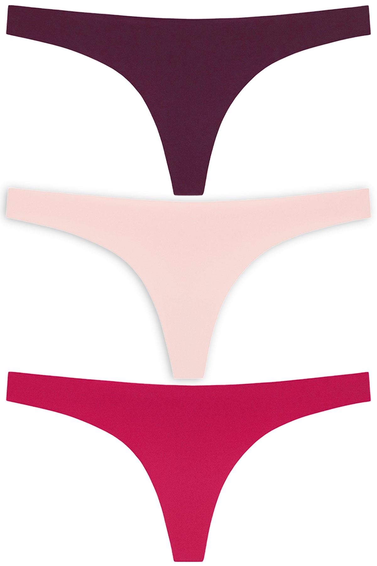 Basic Lazer Kesim Tanga Külot 3lü Paket - 3