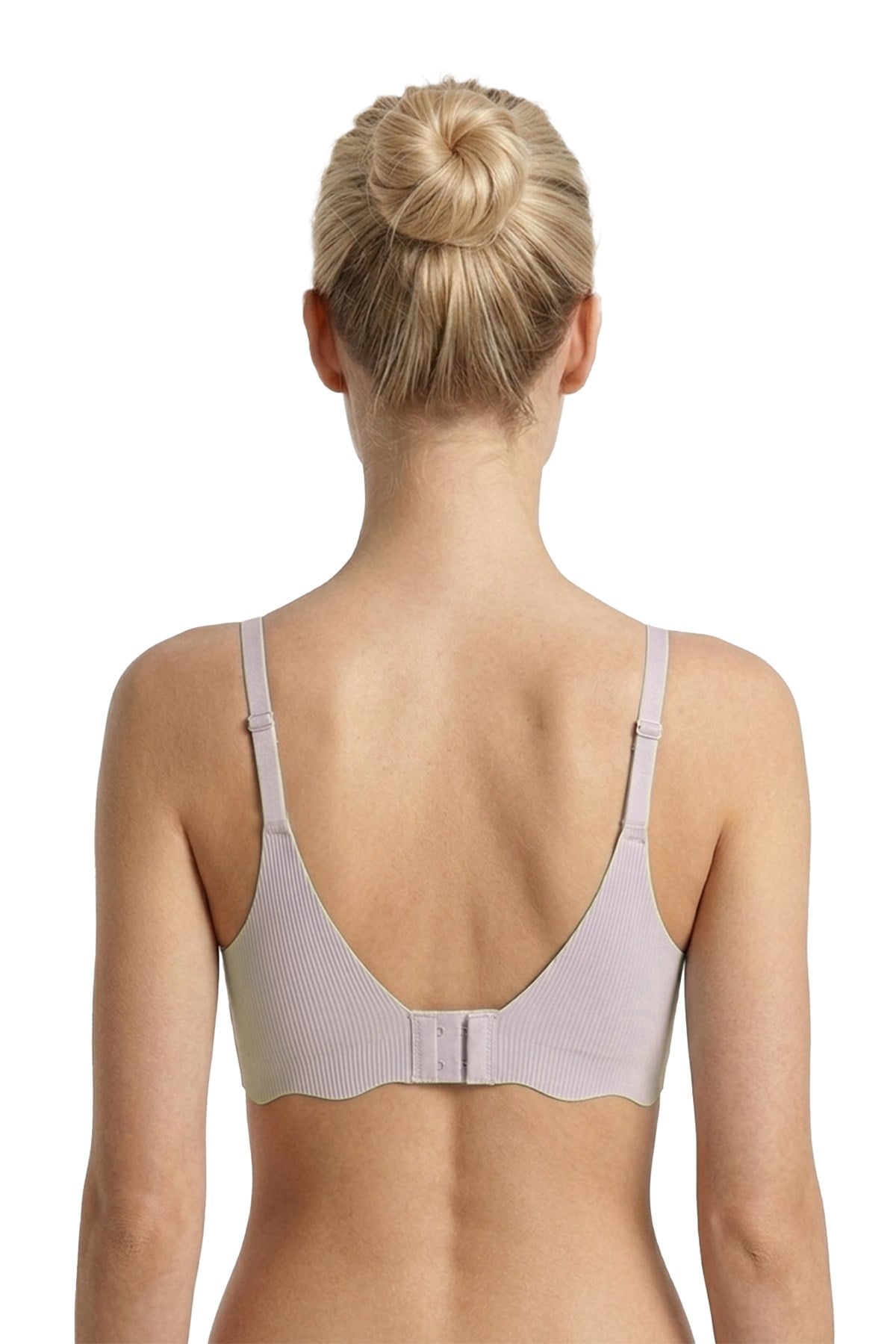 Seamless Bra - Elara | Lila Lazer Kesim Balensiz İnce Fitil Dokulu Dikişsiz Kadın Sütyen