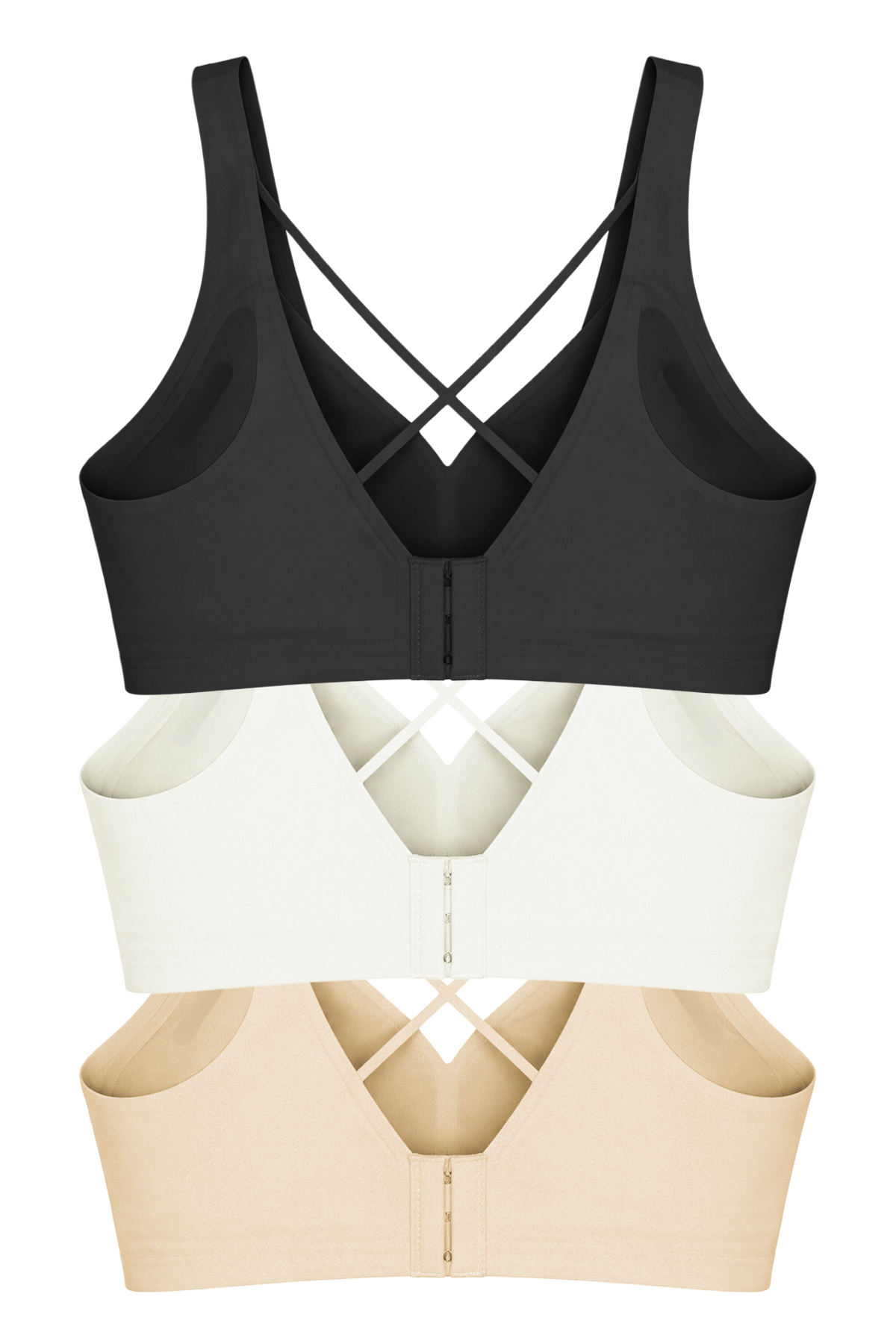 Seamless Bra - Zero Feel | Lazer Kesim Dikişsiz Ultra Hafif Balensiz Kadın Sütyen 3lü Paket