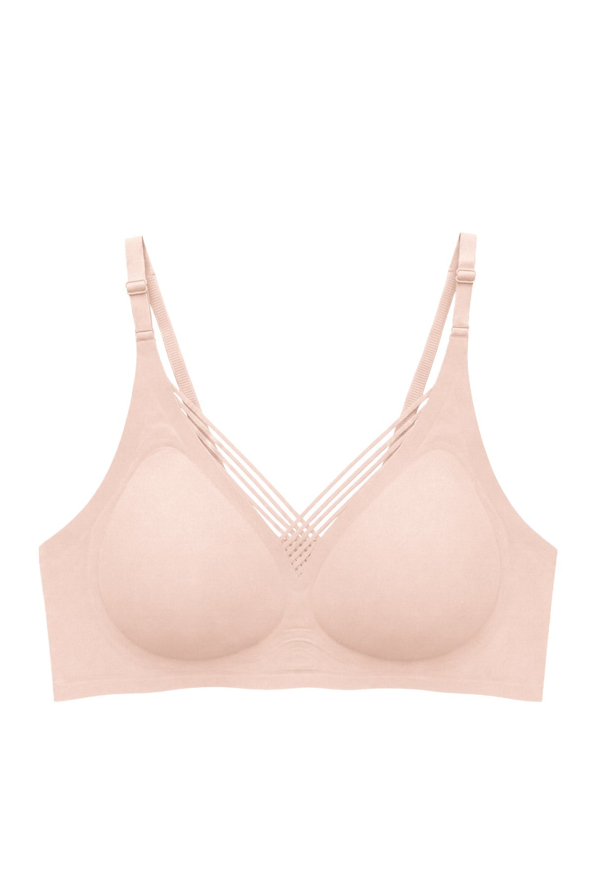 Seamless Bra - Lucent | Ten Lazer Kesim Balensiz Ön Çapraz Şerit Detaylı Kadın Sütyen