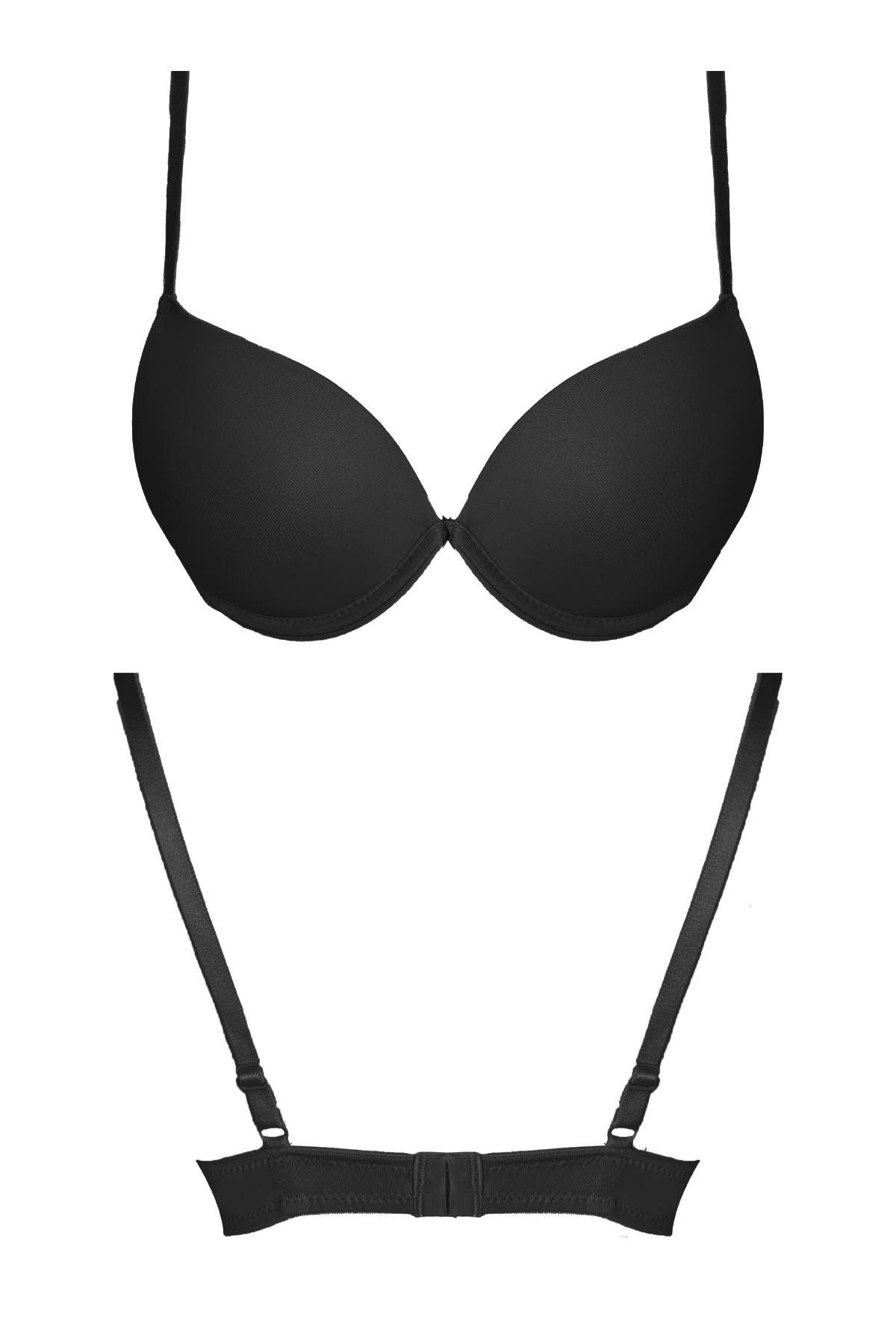 Lol Up Push Up Balenli Siyah Sütyen