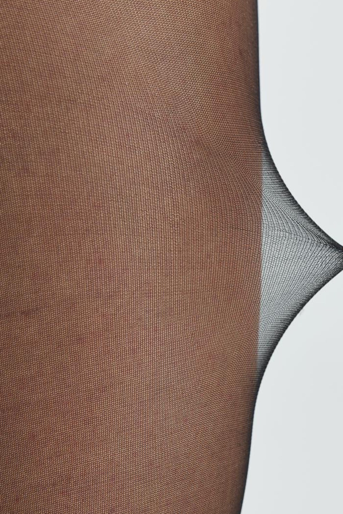 İnce 15 Denye Siyah-Nude 2li Külotlu Çorap