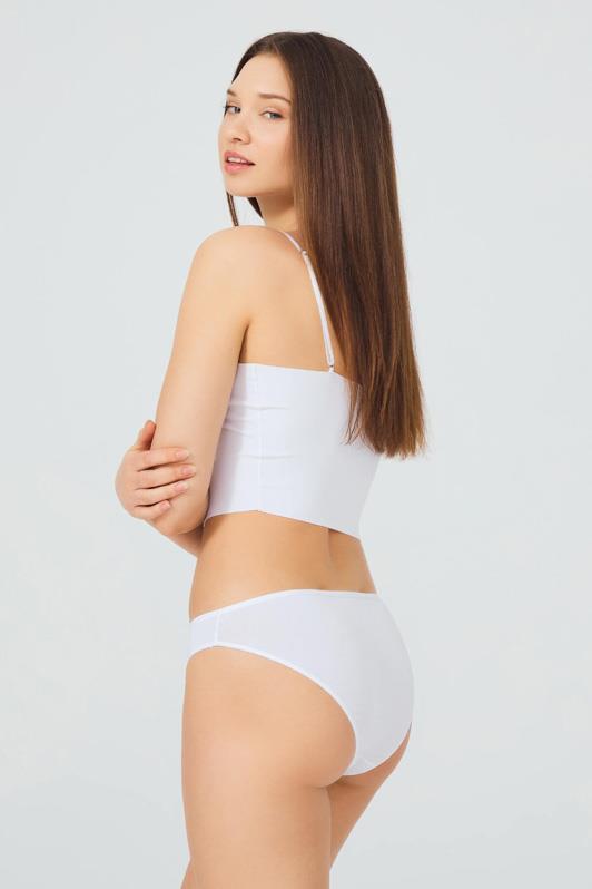 Basic Pamuklu Kadın Bikini Külot 3lü Paket - 8