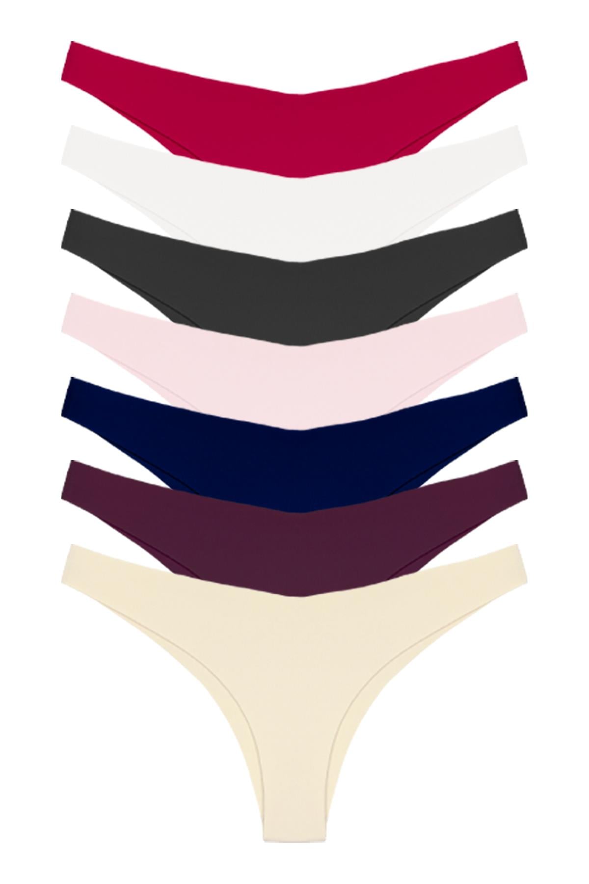 Basic İz Yapmayan Lazer Kesim Brezilya Külot 7li Paket - 2