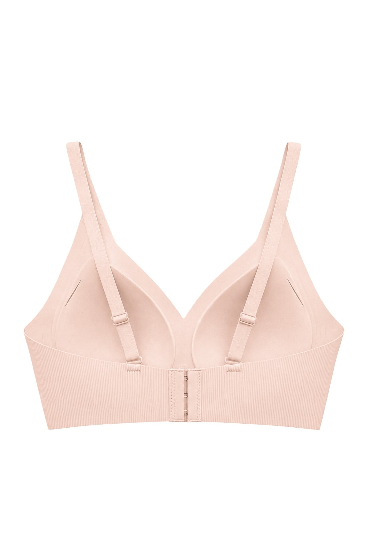 Seamless Bra - Velora | Ten Lazer Kesim Balensiz Rib Dokulu Dikişsiz Kadın Sütyen