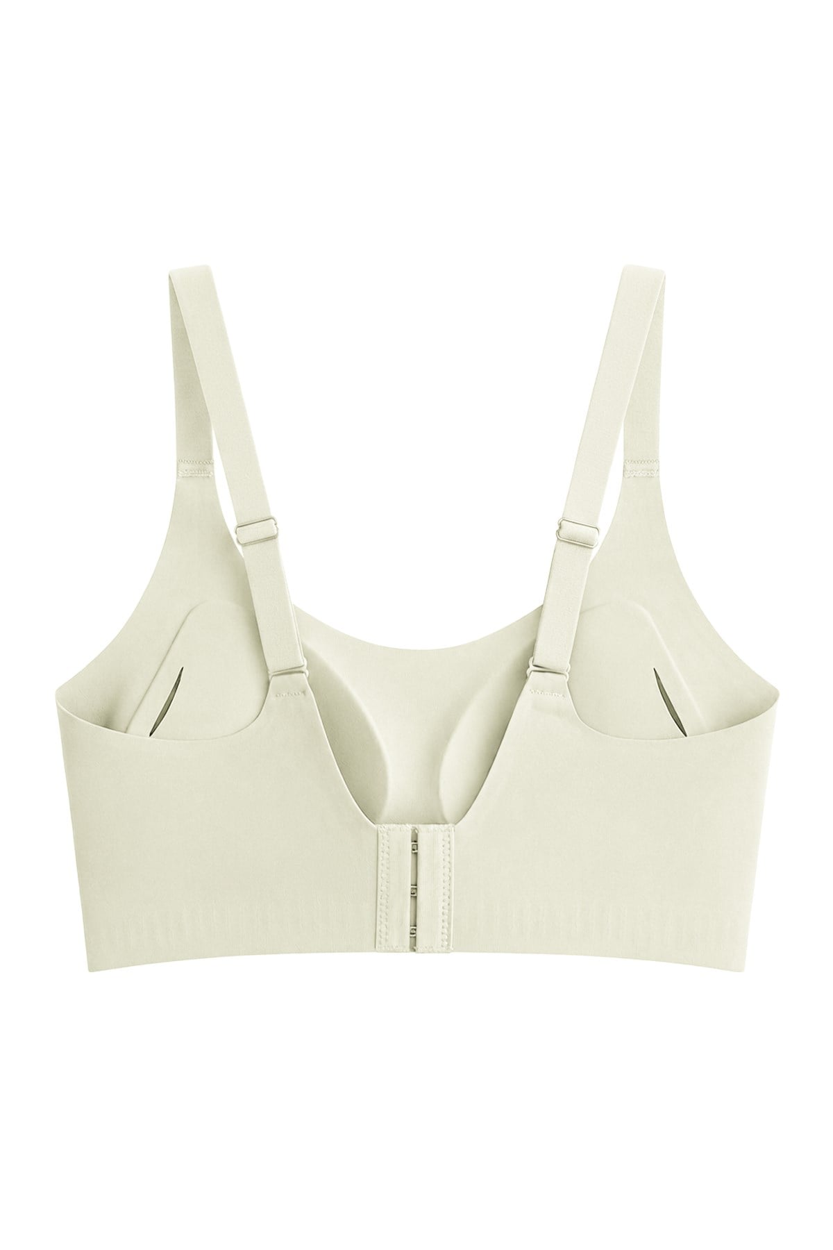 Seamless Bra - Solena | Krem Lazer Kesim Dikişsiz Balensiz Toparlayıcı Kadın Sütyen