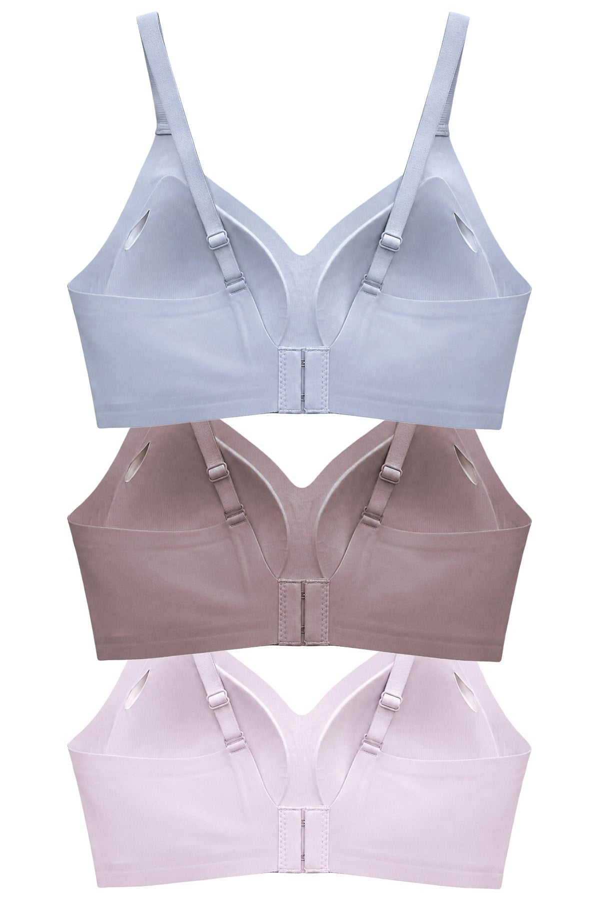 Seamless Bra - Aurea | Lazer Kesim Dikişsiz Kontur Detaylı Balensiz Kadın Sütyen 3lü Paket