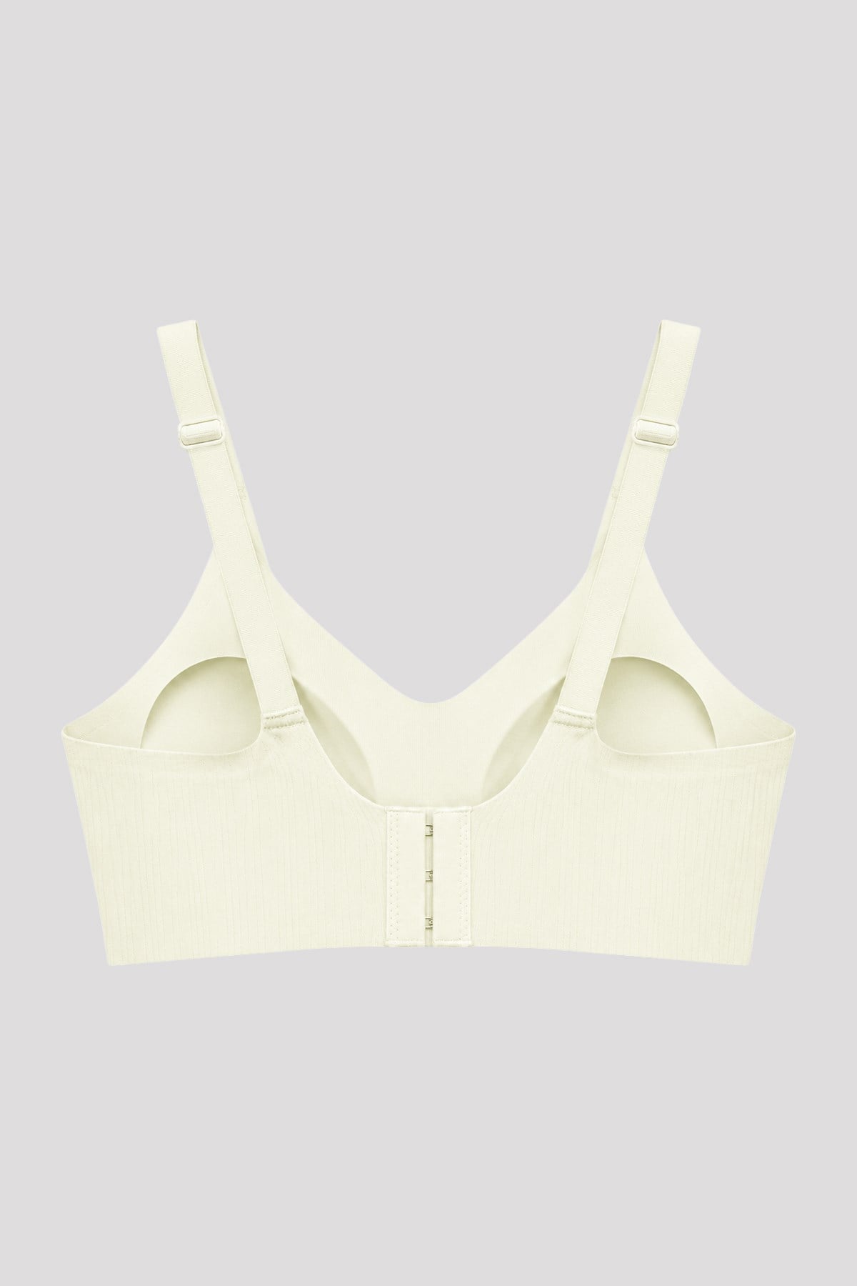 Seamless Bra - Mavelle | Krem Lazer Kesim Klipsli ve Çıtçıtlı Önü Açılabilir Emzirme Sütyeni