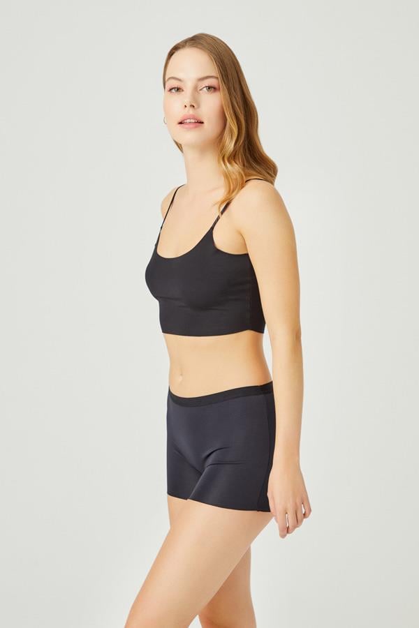 Basic Lazer Kesim Dikişsiz Kadın Boxer Külot 6lı Paket