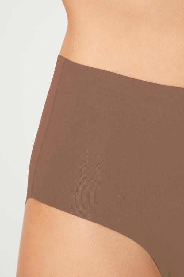 Yüksek Bel Basic Lazer Kesim Bikini Külot 6lı Paket-2