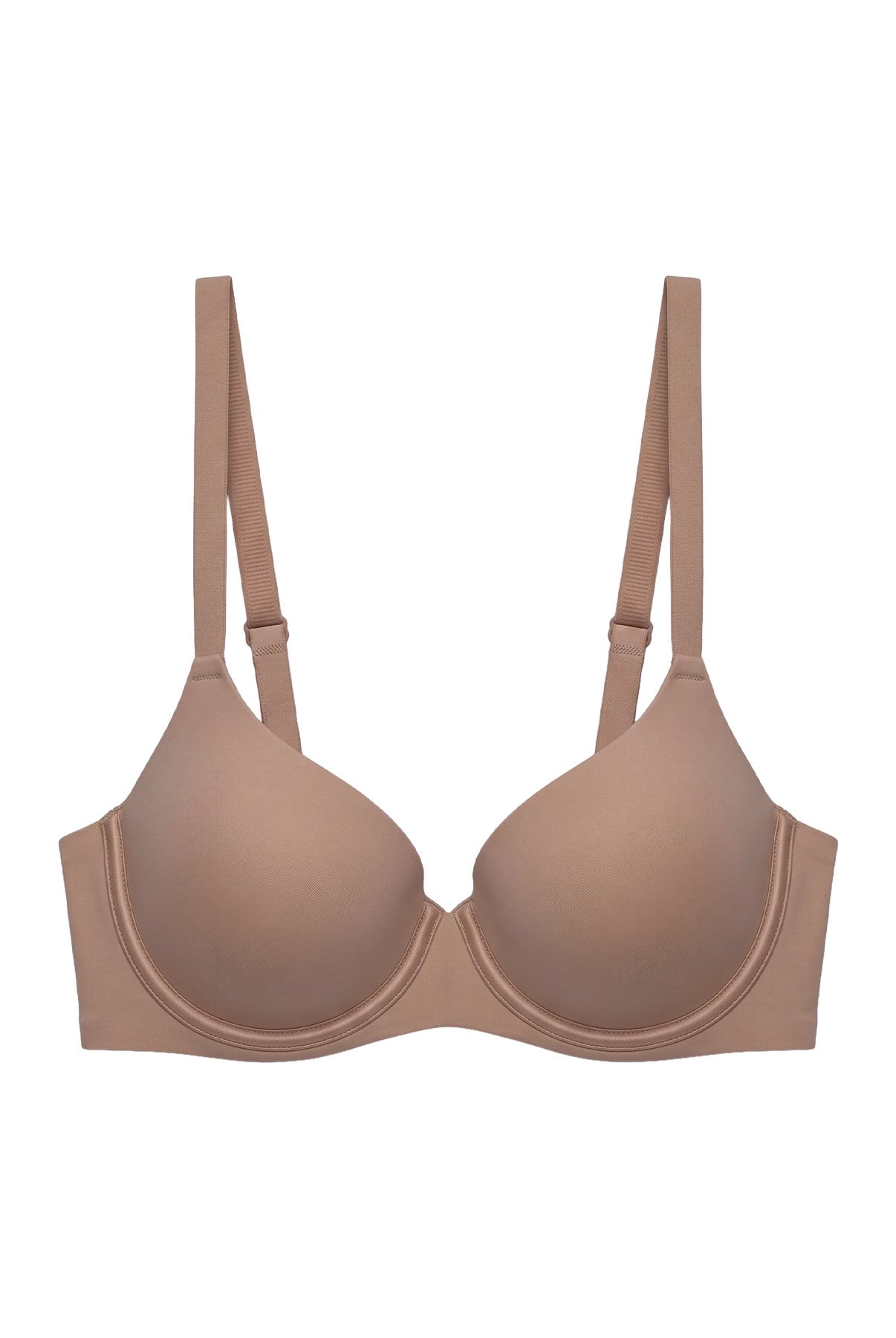 Seamless Bra - Wired | Kahverengi Lazer Kesim Dikişsiz Balenli Kadın Sütyen