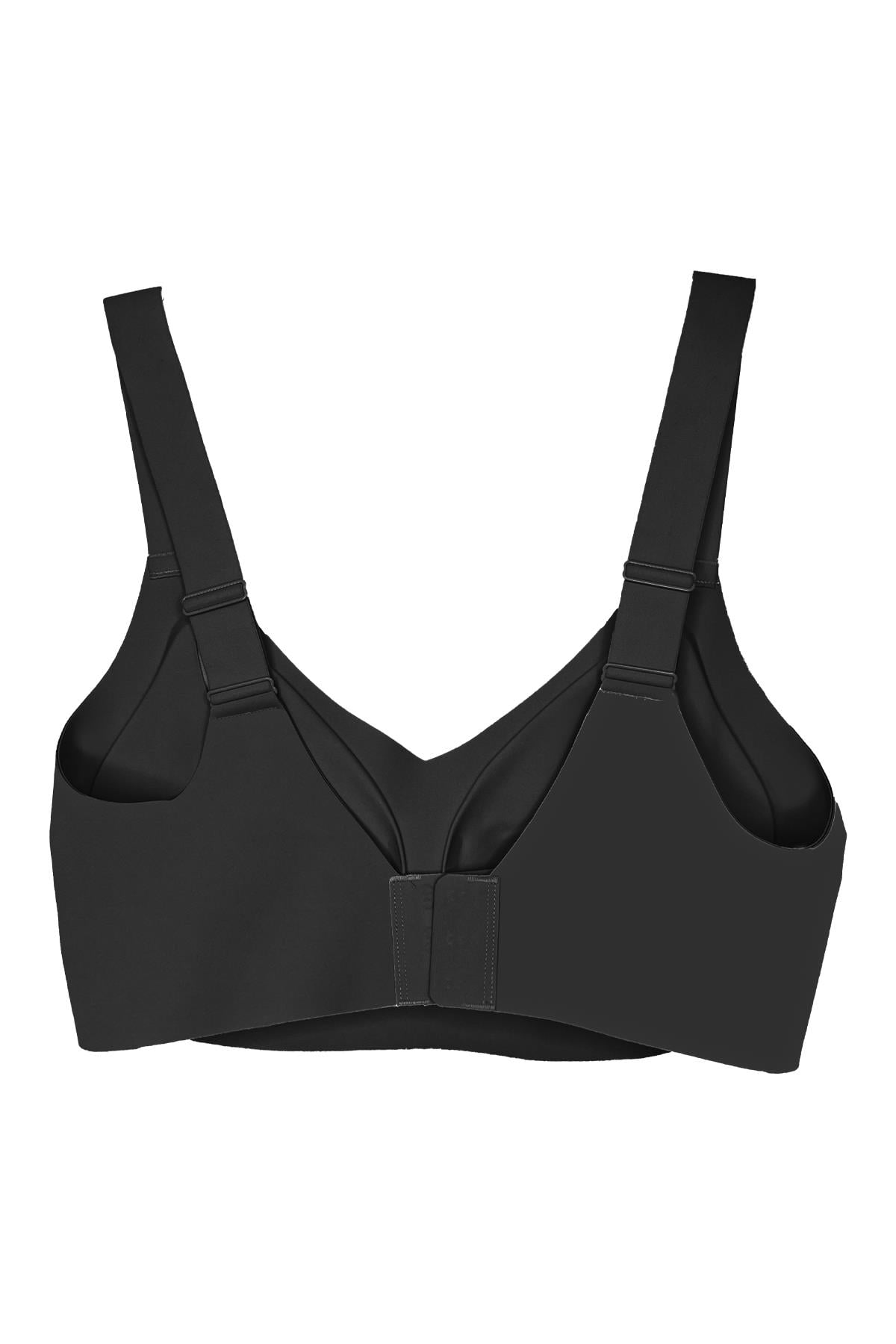 Seamless Bra - Curve | Siyah Lazer Kesim Dikişsiz Toparlayıcı Büyük Beden Kadın Sütyen