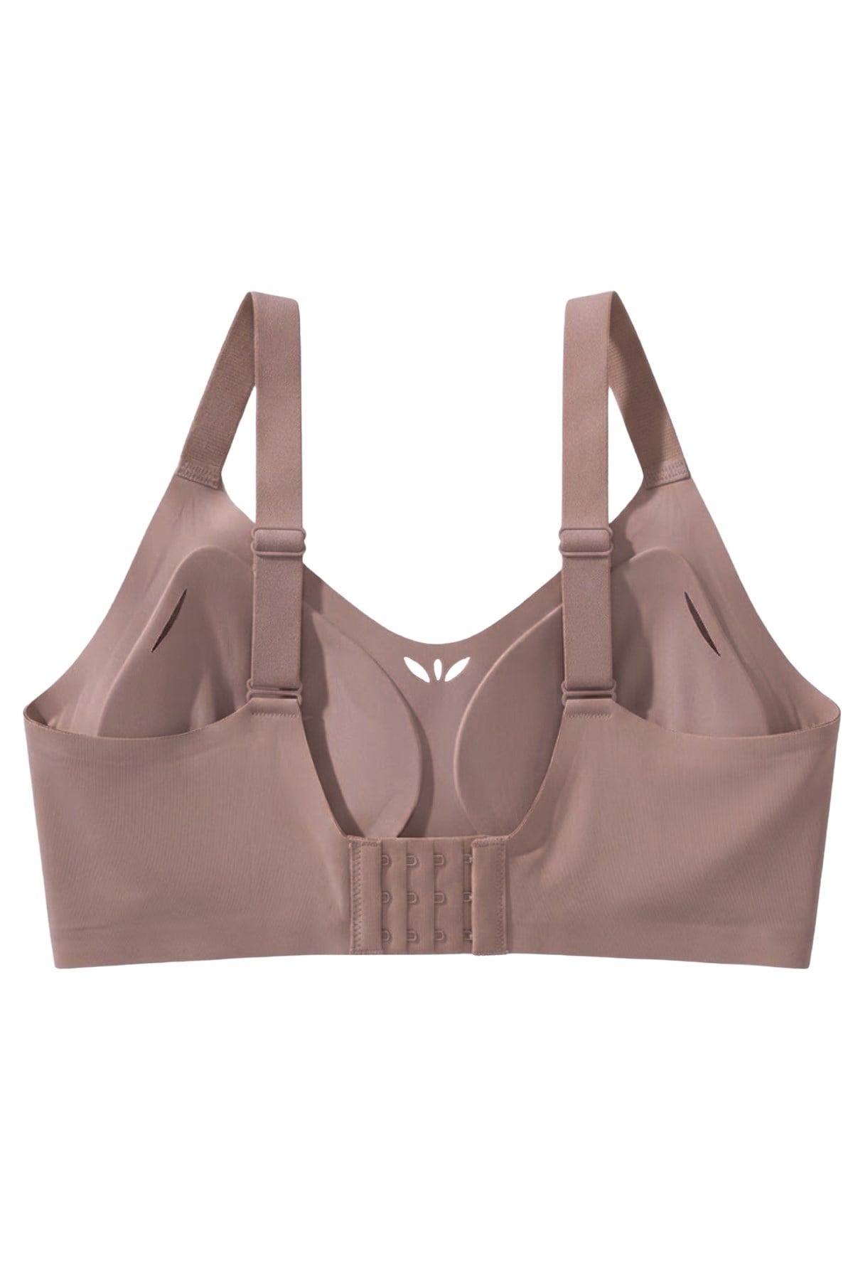 Seamless Bra - Ease | Kahverengi Lazer Kesim Balensiz Dekolteli Dikişsiz Kadın Sütyen