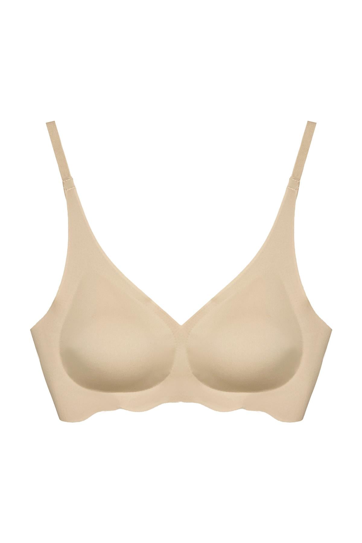 Seamless Bra - Wave | Ten Lazer Kesim Dikişsiz Dalga Detaylı Balensiz Kadın Sütyen