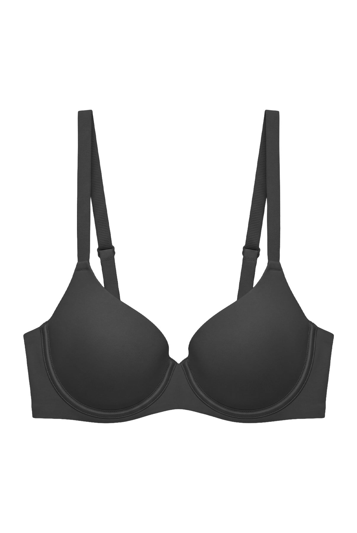 Seamless Bra - Wired | Siyah Lazer Kesim Dikişsiz Balenli Kadın Sütyen