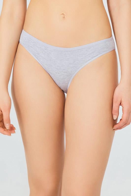 Basic Pamuklu Kadın Bikini Külot 3lü Paket - 4