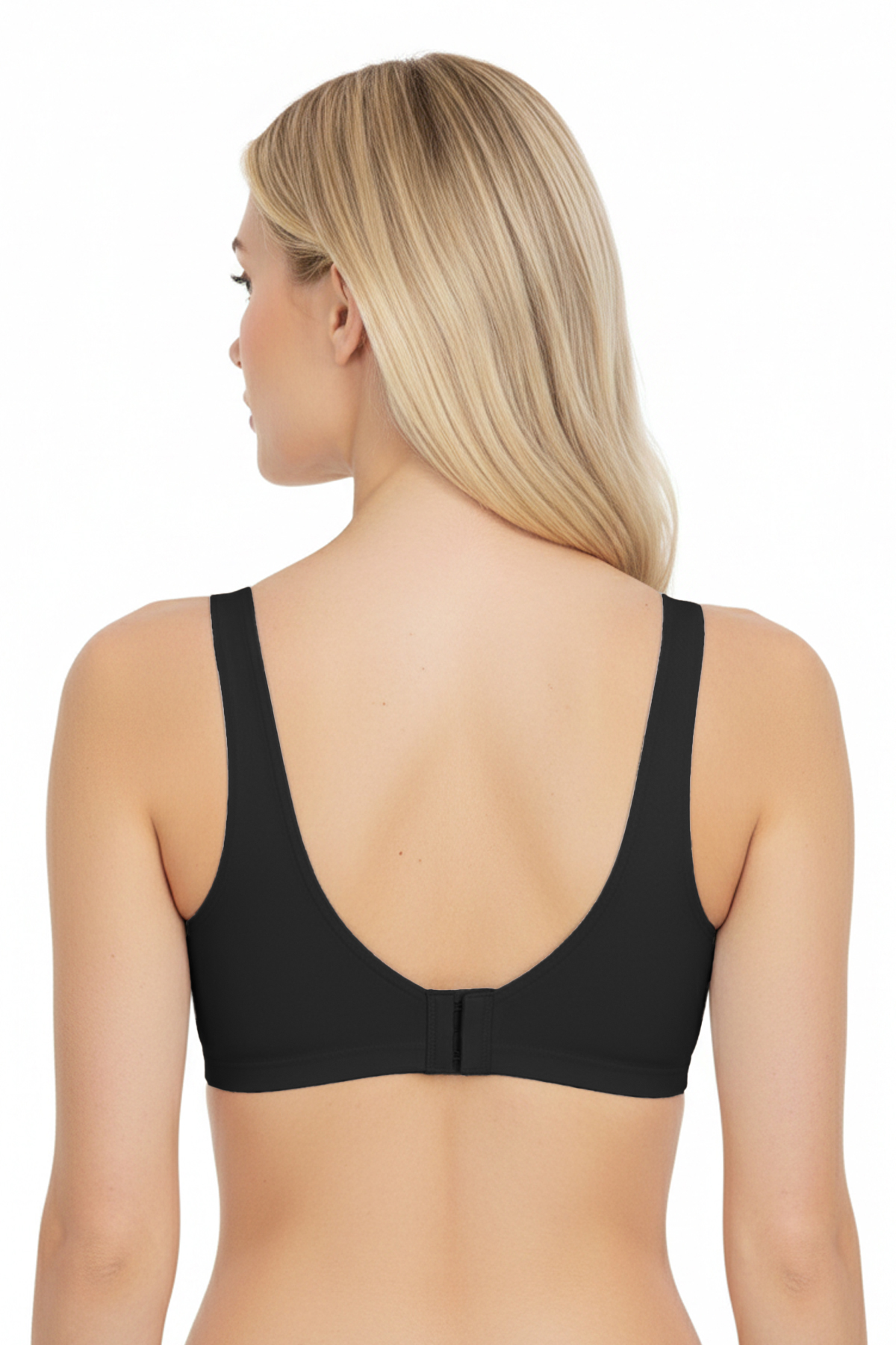Seamless Bra - Zero Feel | Siyah Lazer Kesim Dikişsiz Ultra Hafif Balensiz Kadın Sütyen