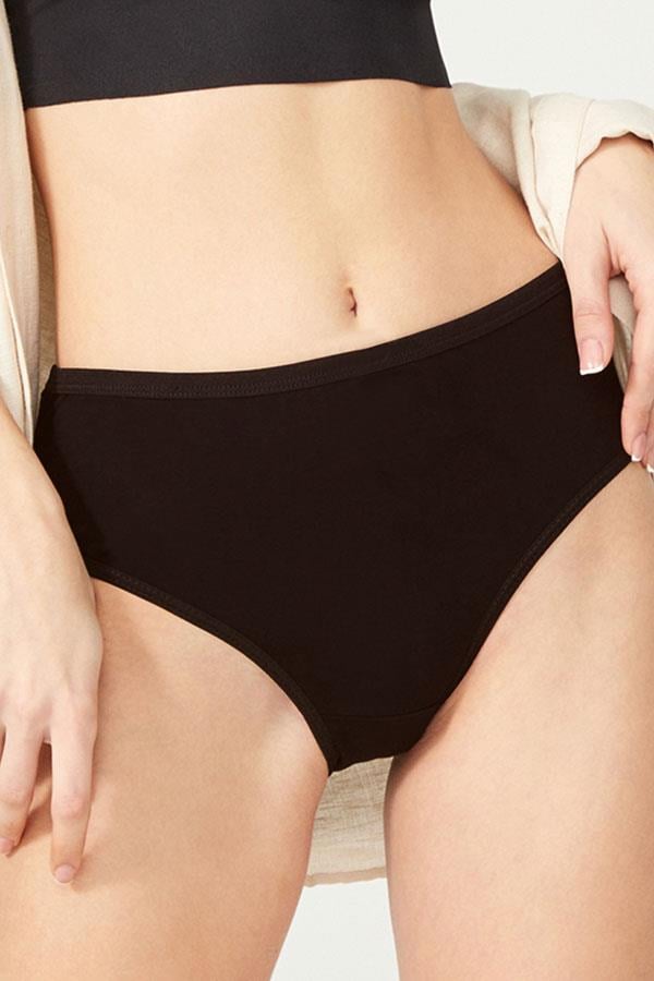 Pamuklu Geniş Kenarlı Bato Külot 5li Paket