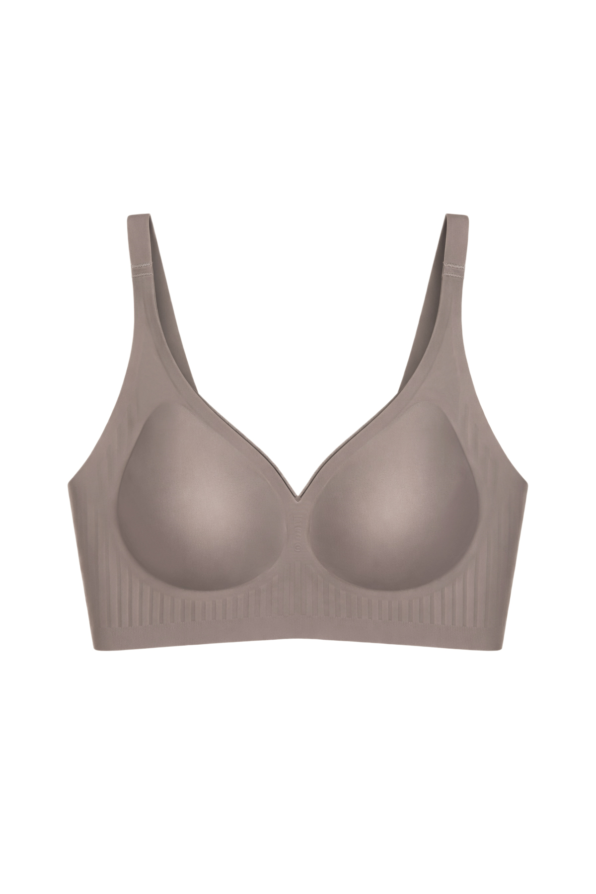 Seamless Bra - Slight | Kahverengi Lazer Kesim Dikişsiz Dilim Detaylı Balensiz Kadın Sütyen