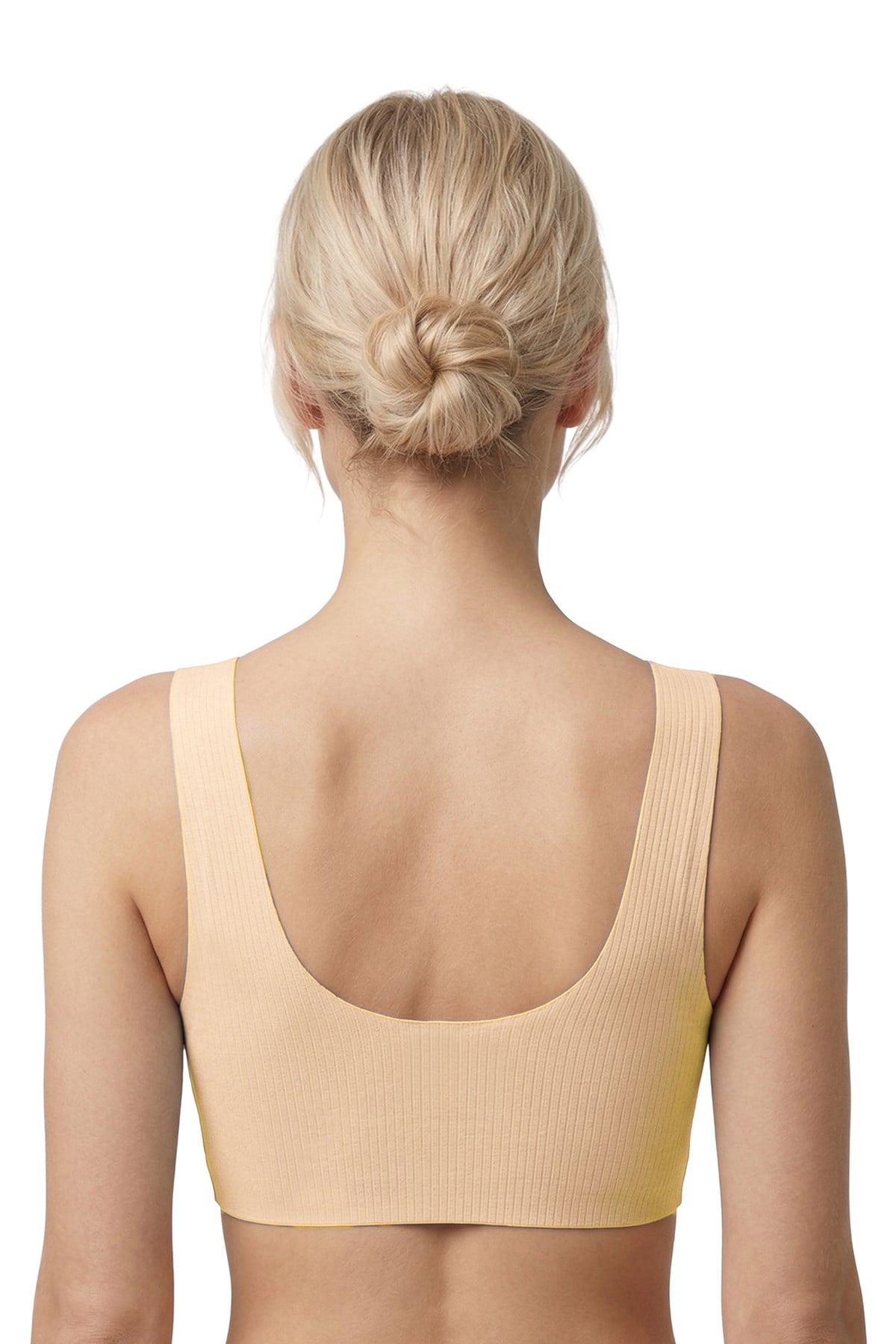 Seamless Bra - Feel | Ten Lazer Kesim Çizgi Detaylı Önü Açılabilir Dikişsiz Kadın Sütyen