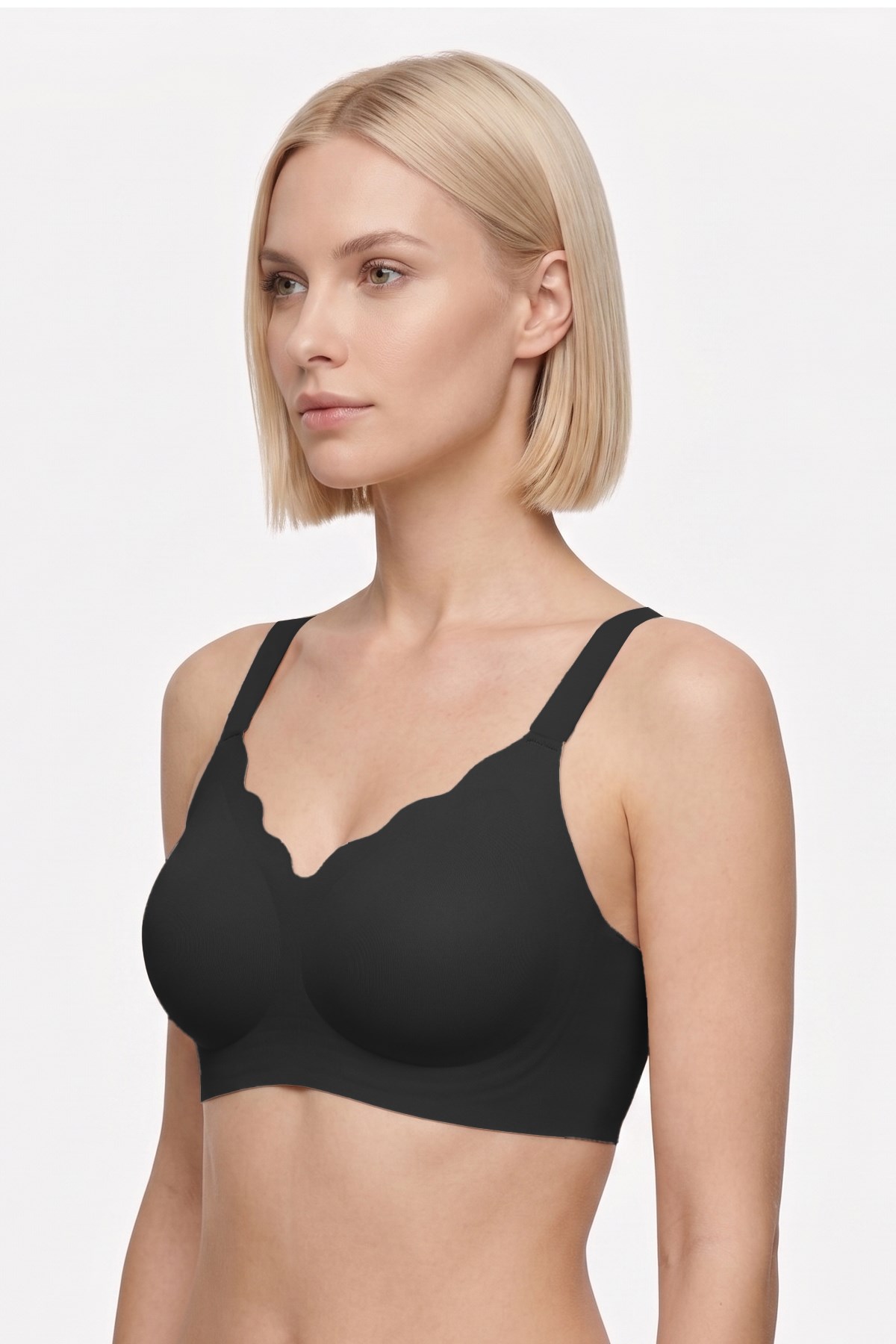 Seamless Bra - Smooth | Lazer Kesim Balensiz Ayarlanabilir Askılı Dikişsiz Kadın Sütyen 3lü Paket