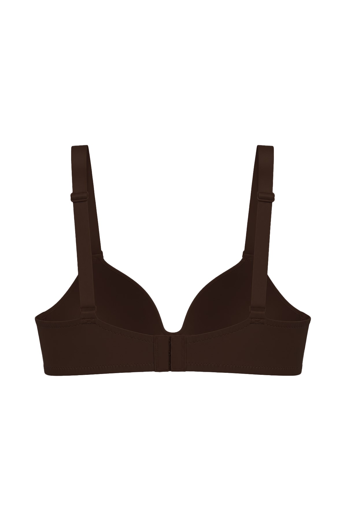 Seamless Bra - Norea | Kahverengi Micro Balensiz Dolgusuz Toparlayıcı Kadın Sütyen